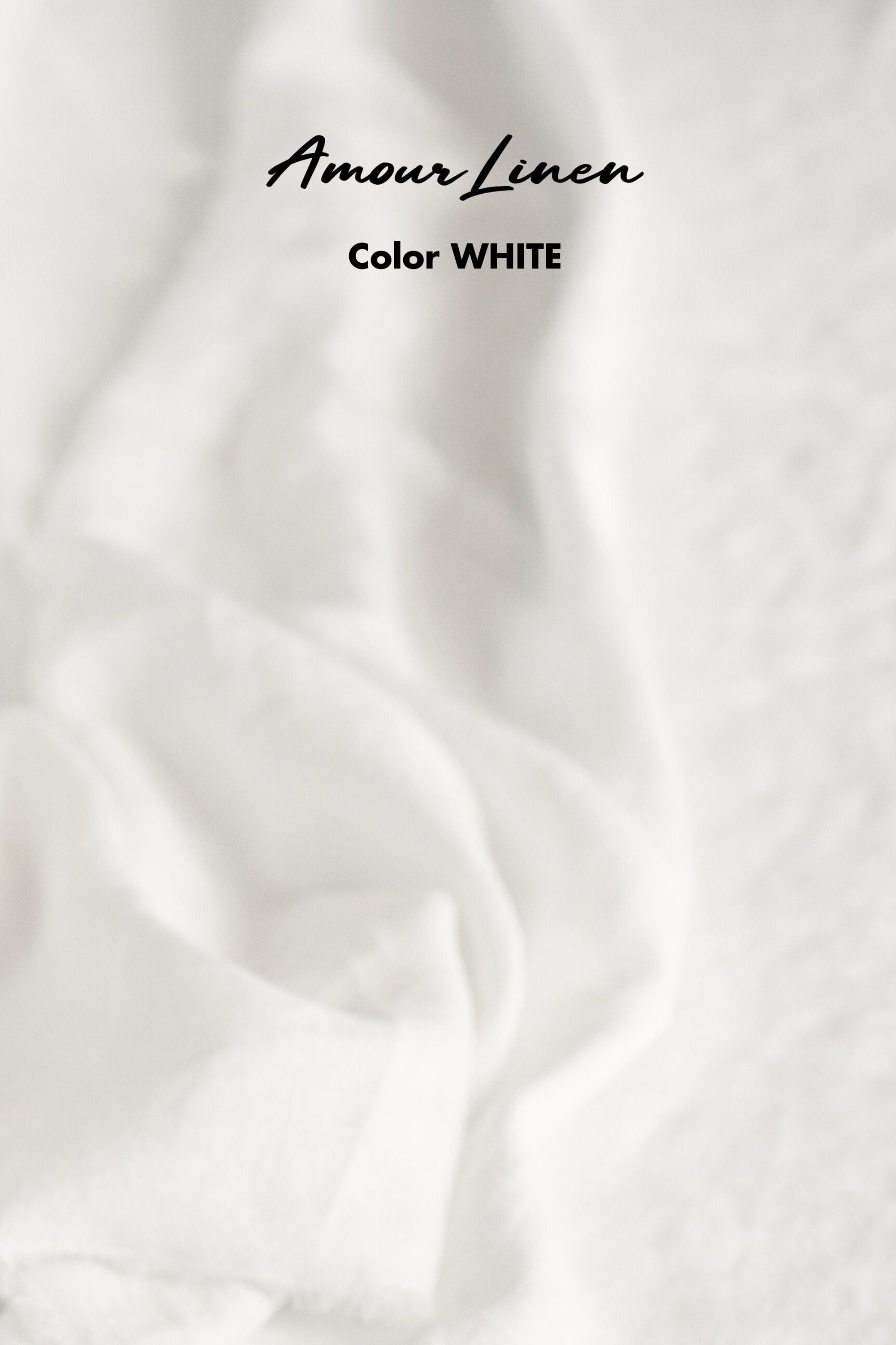AmourLinen Linen pants M / White Linen pants ADONIS M White Linen pants ADONIS M White