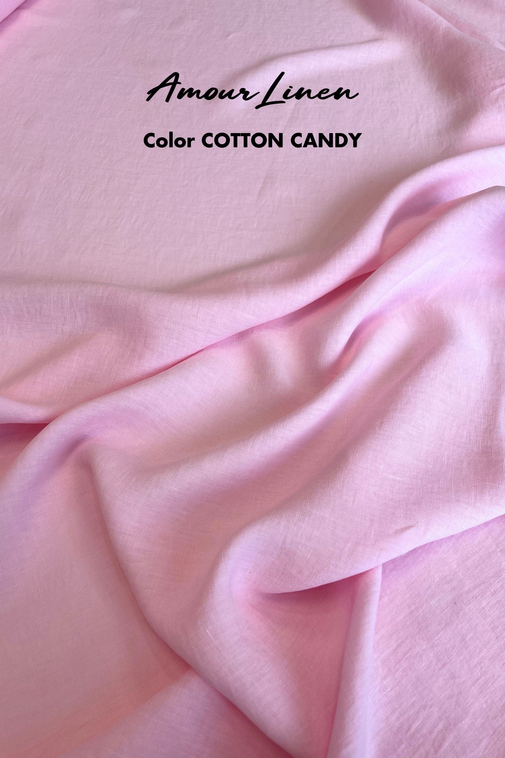 AmourLinen Linen top S / Cotton Candy Linen crop top with buttons LISA S Cotton Candy Linen crop top with buttons LISA S Cotton Candy
