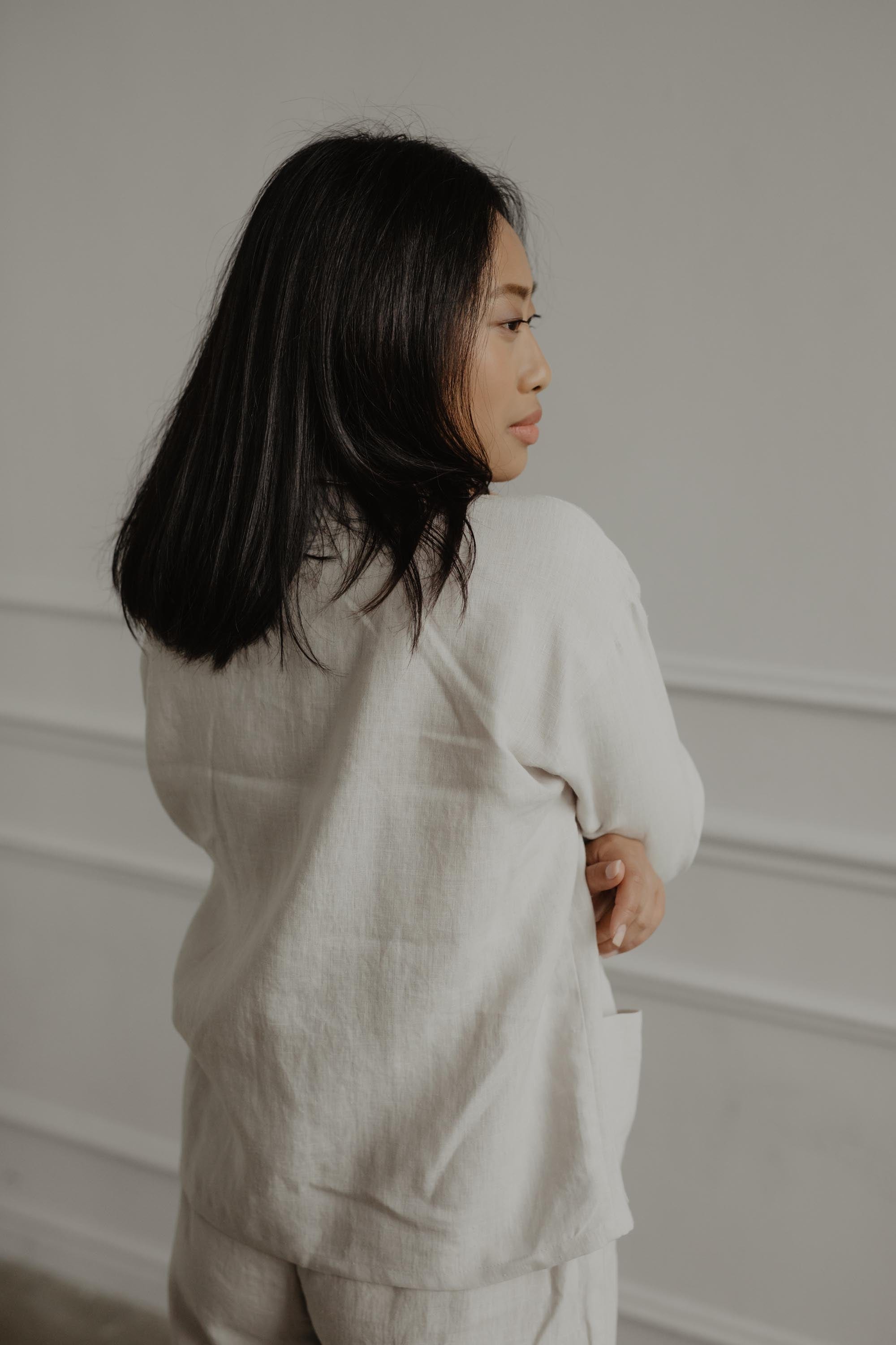 Long sleeve pajama set Snooze M Sage Green