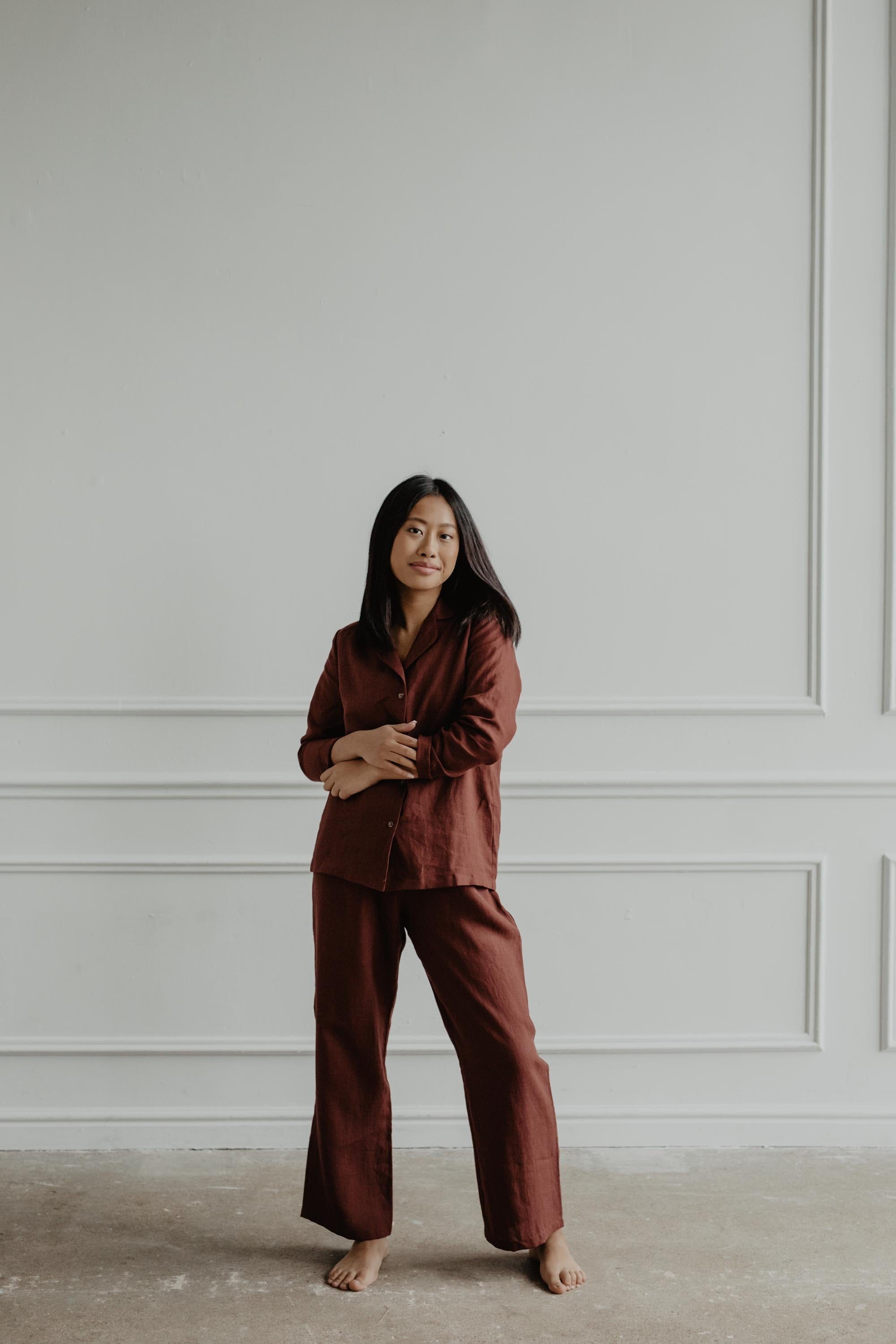 Long sleeve pajama set Nightly S Cream