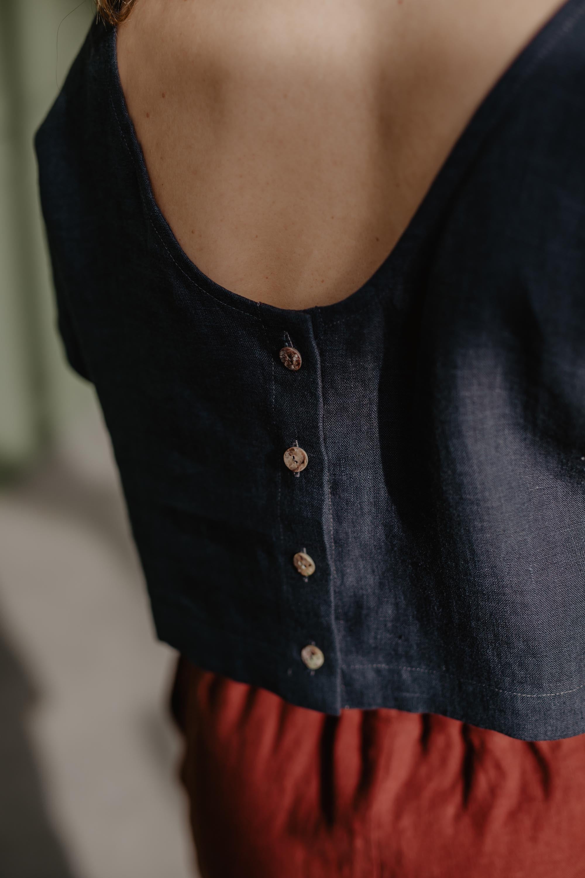 LISA top in Charcoal | sale