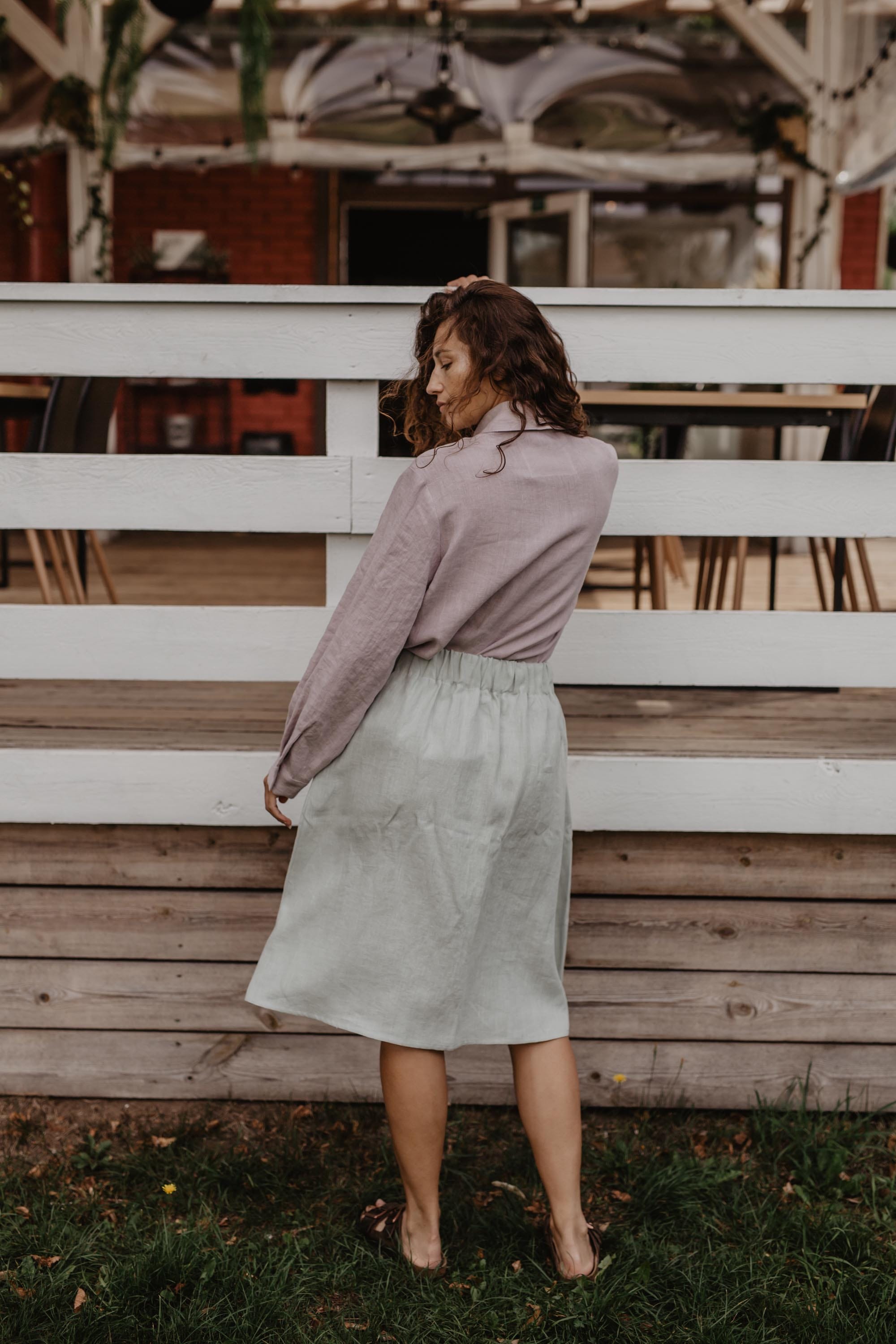 AmourLinen Linen shirt Nordkapp classic linen shirt Classic linen shirt NORDKAPP | AmourLinen | Linen Clothing
