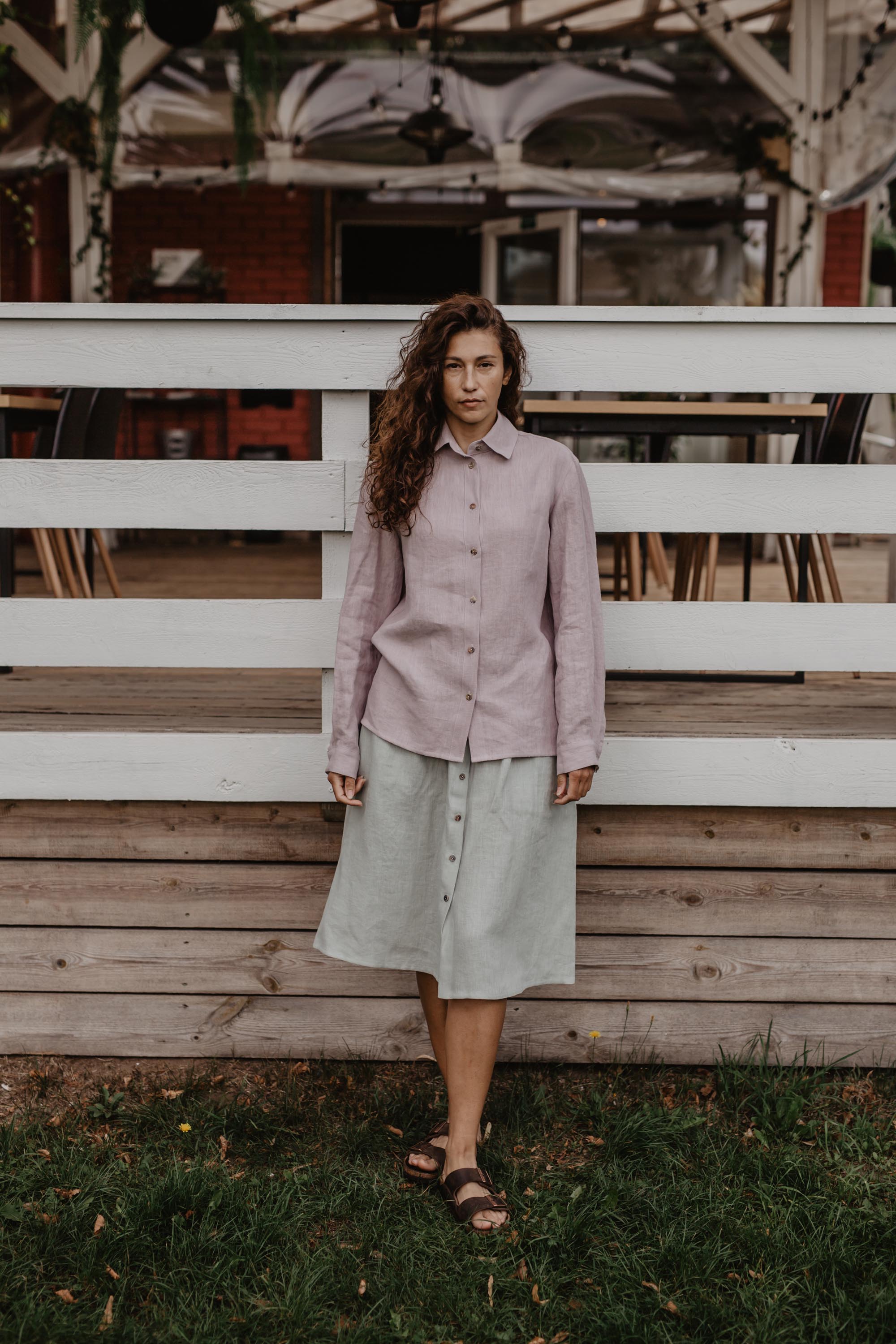 AmourLinen Linen shirt Nordkapp classic linen shirt Classic linen shirt NORDKAPP | AmourLinen | Linen Clothing