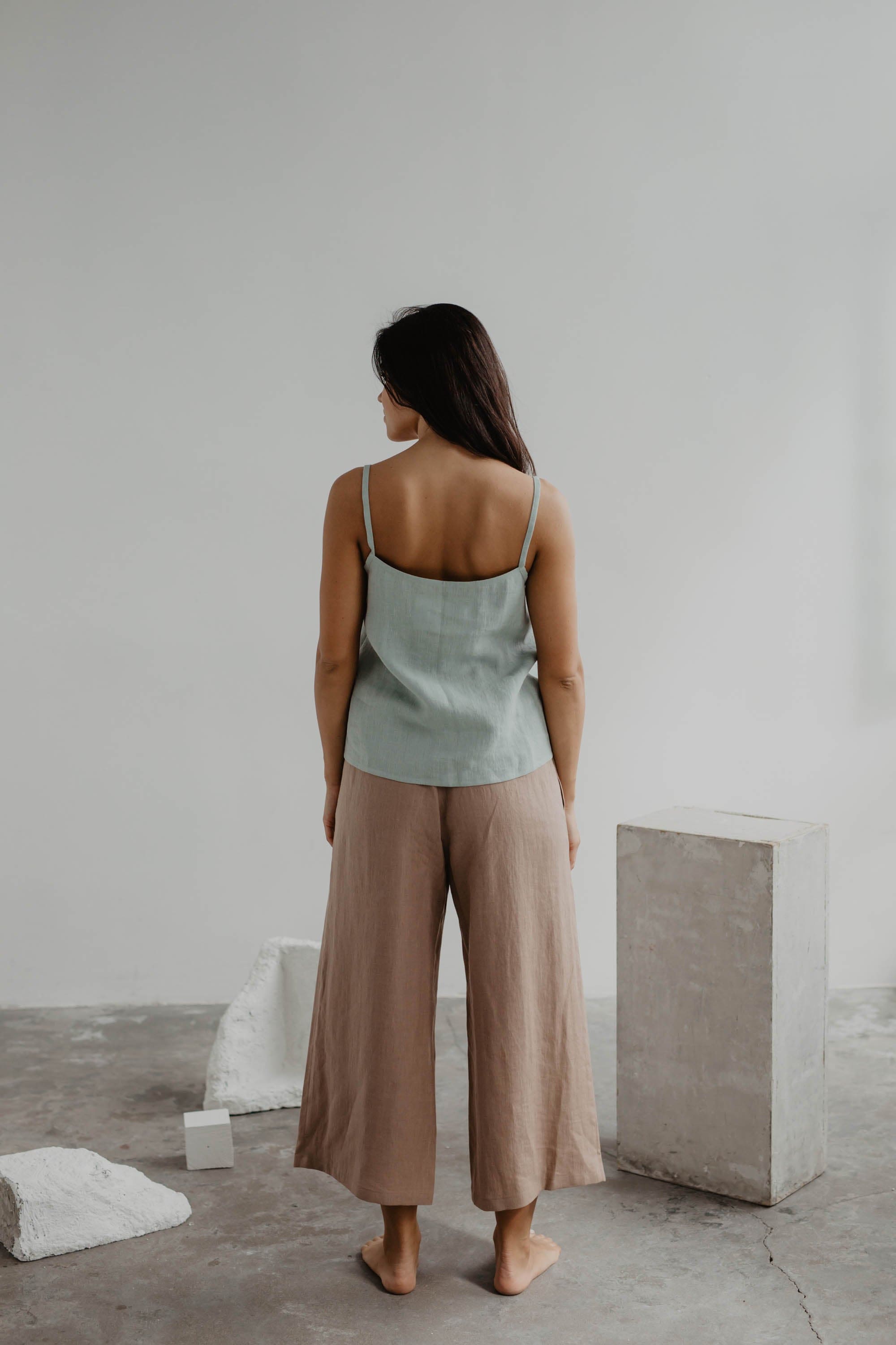Linen pants Tokyo XS Mustard