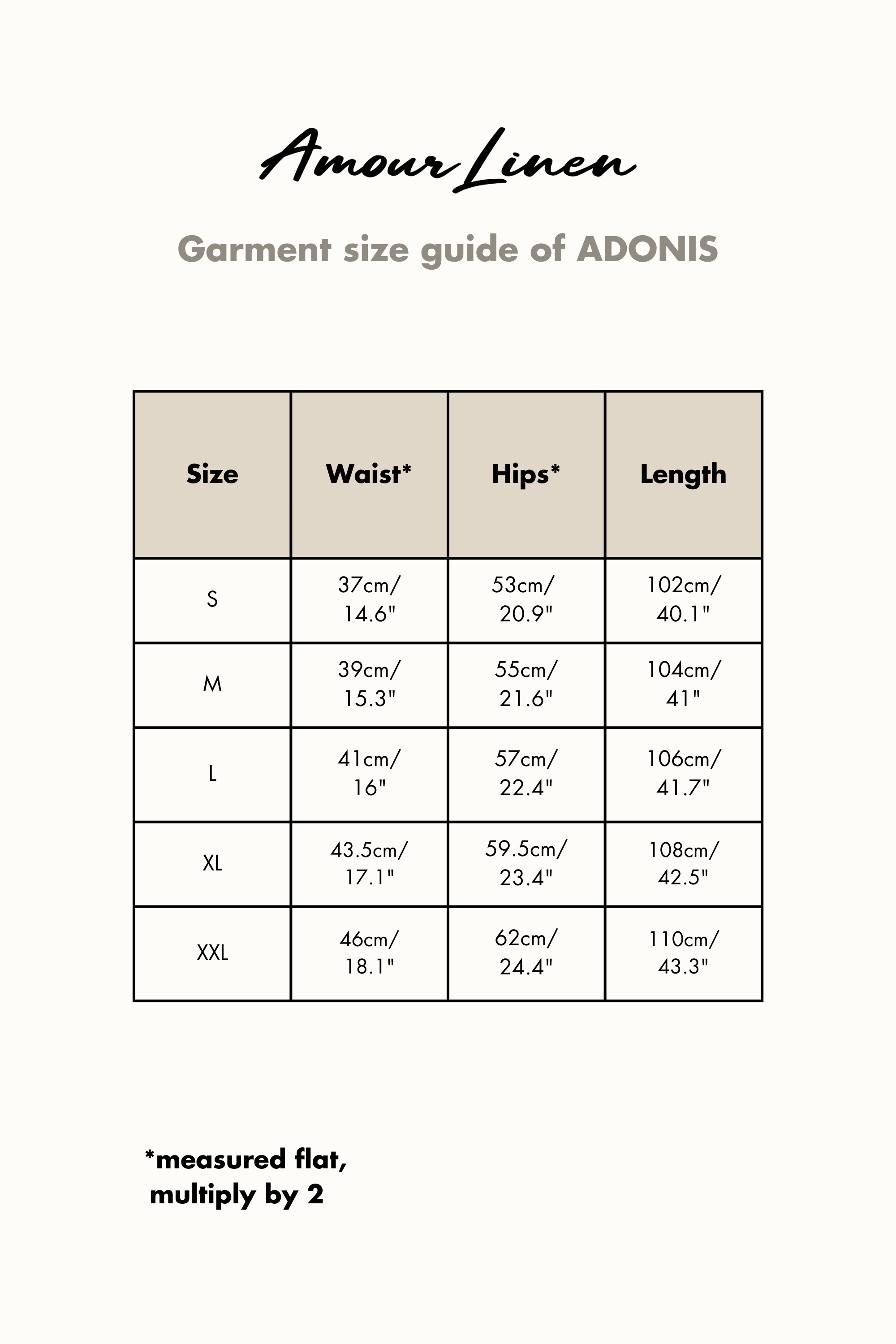 Linen pants ADONIS L Rosy Brown