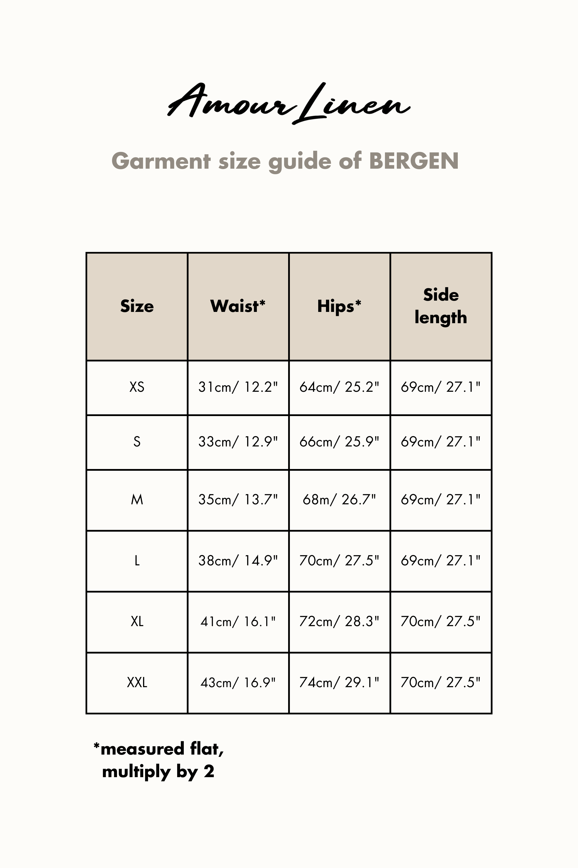 AmourLinen Linen skirt Bergen mid-length linen skirt Linen Skirt BERGEN | AmourLinen | Linen Clothing