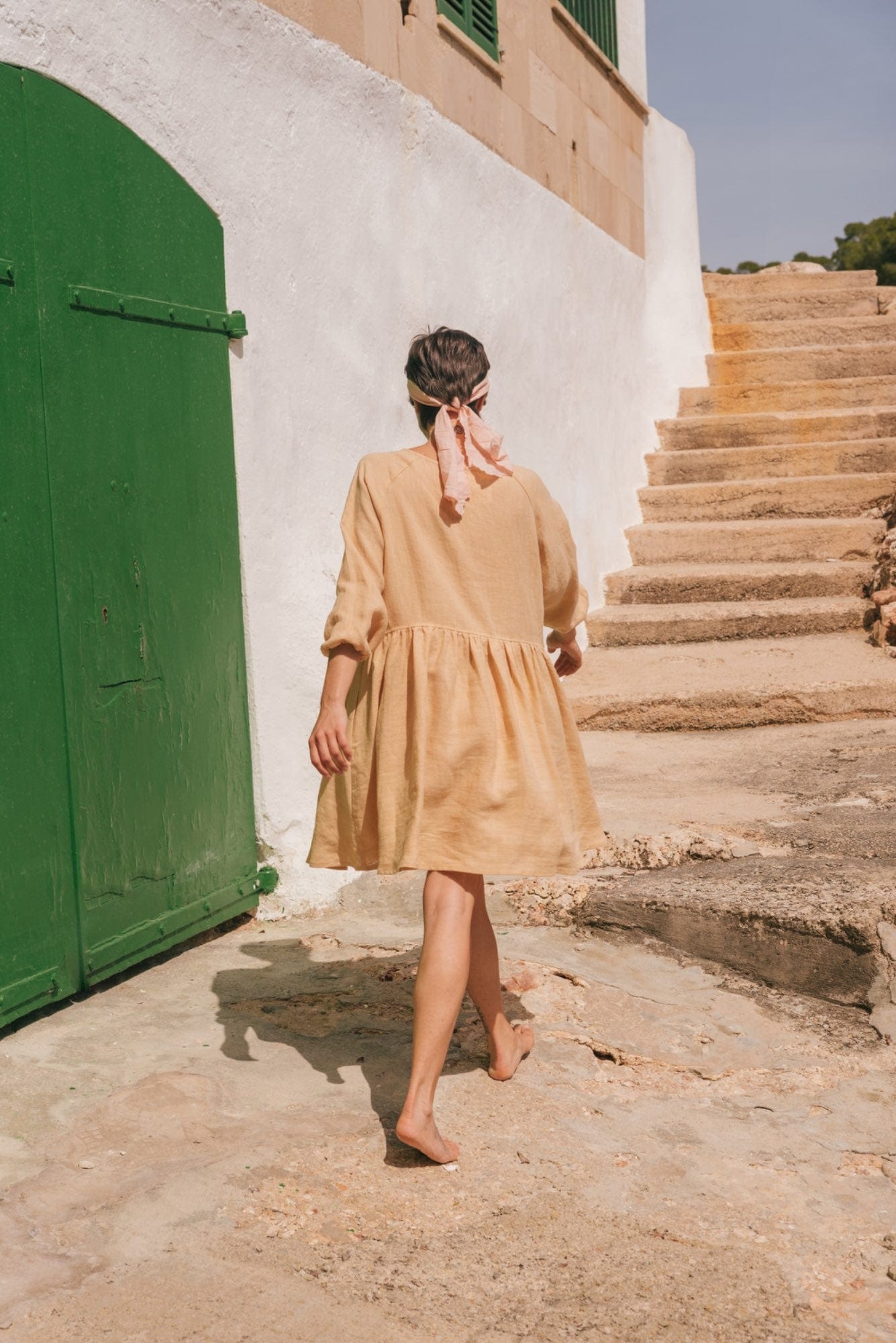 AmourLinen Linen dress Sofia midi-length linen dress Sofia midi-length linen dress
