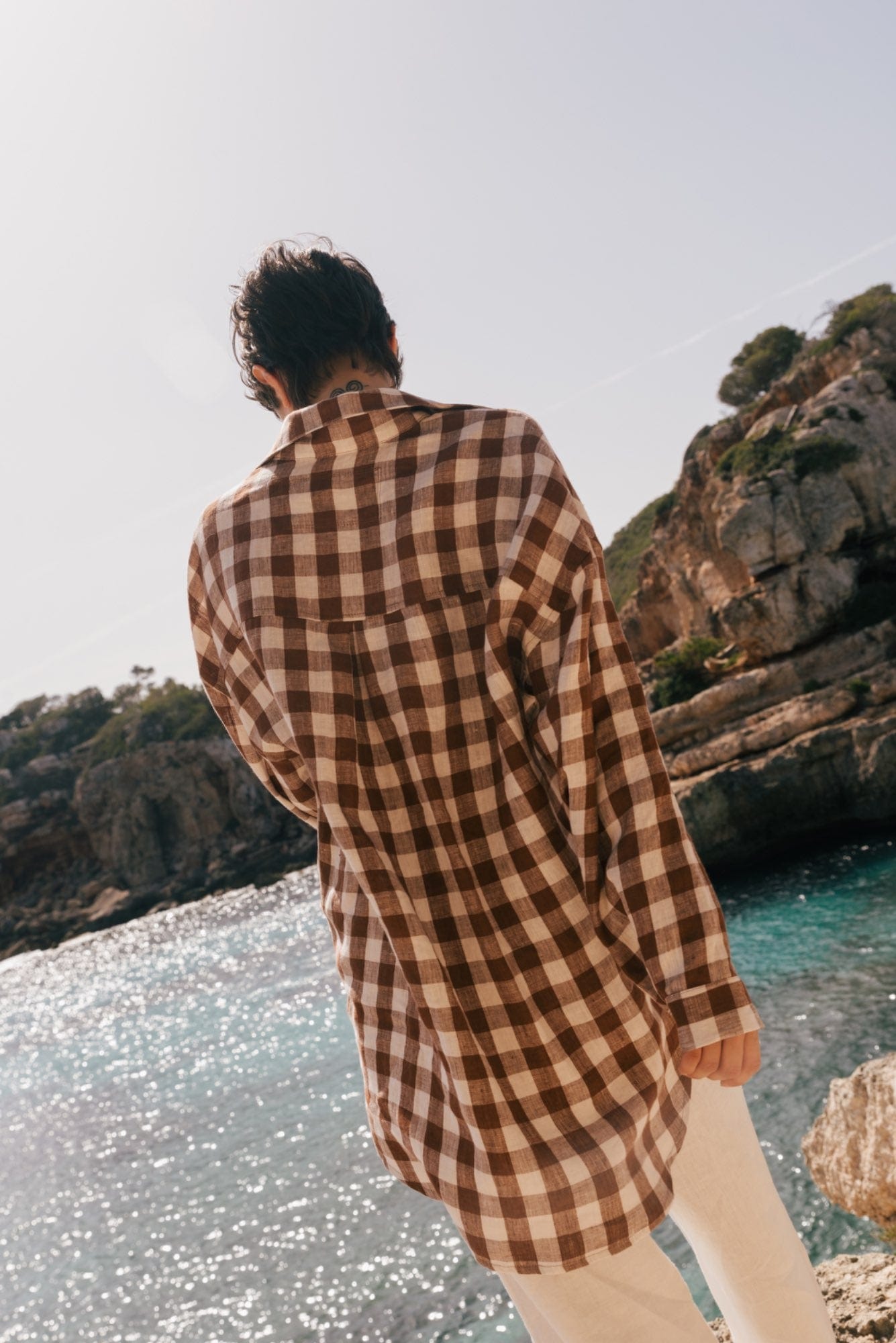 AmourLinen Linen shirt Molly oversized collar linen shirt Molly oversized collar linen shirt
