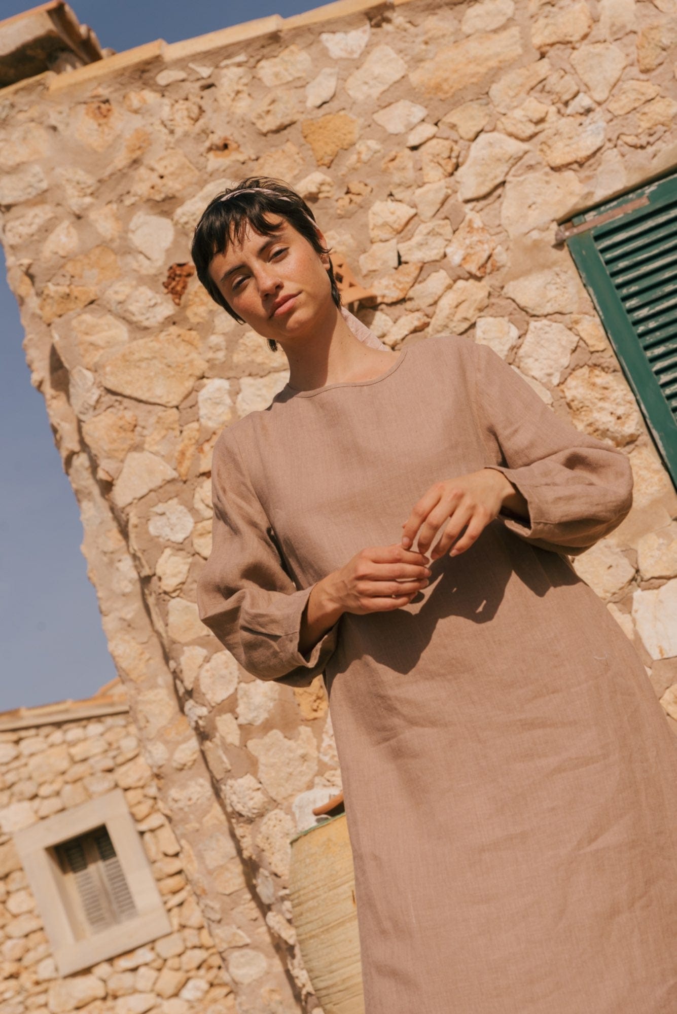 AmourLinen Linen dress Amalia long-length linen dress Amalia long-length linen dress