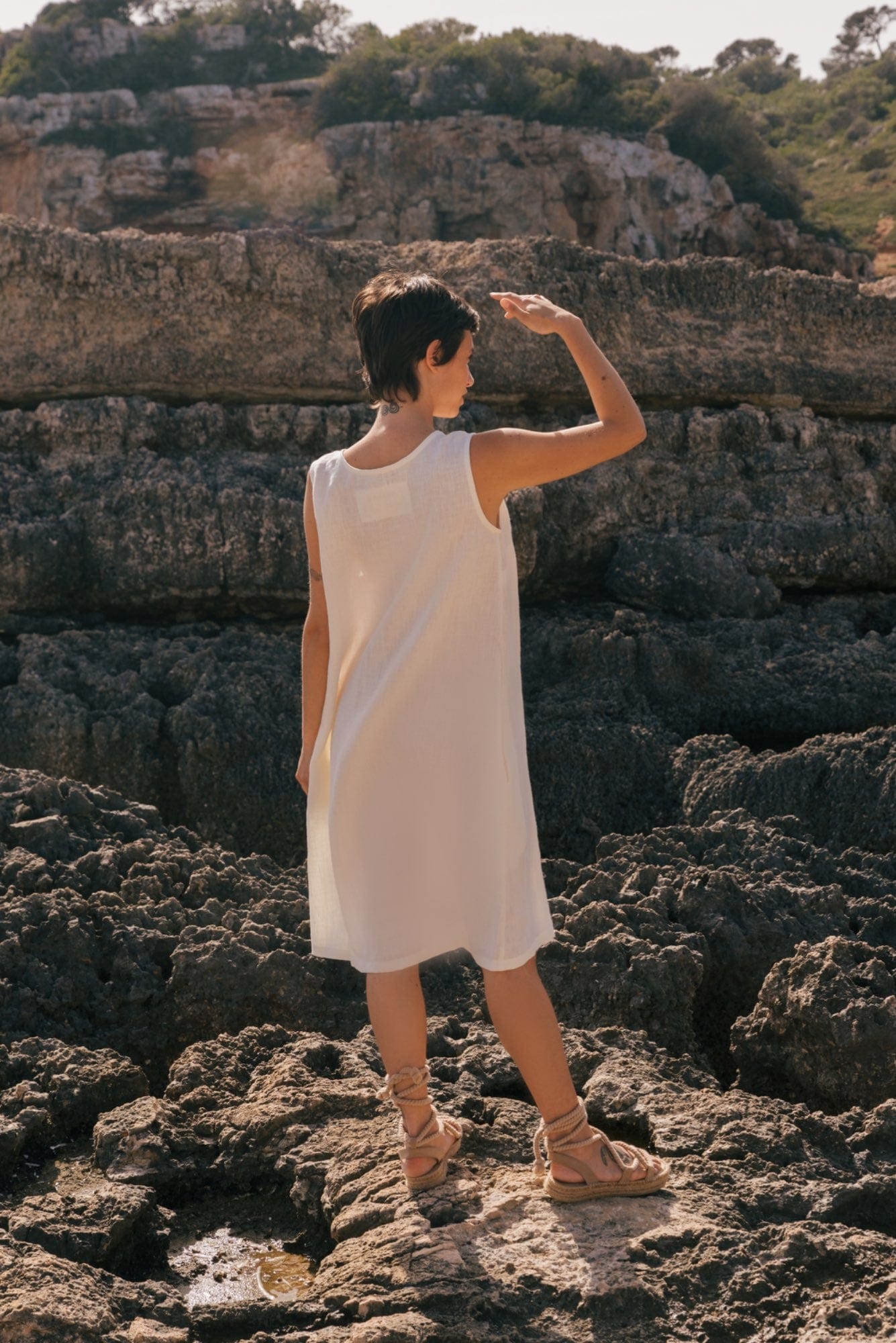AmourLinen Linen dress Norah loose linen dress Norah loose linen dress