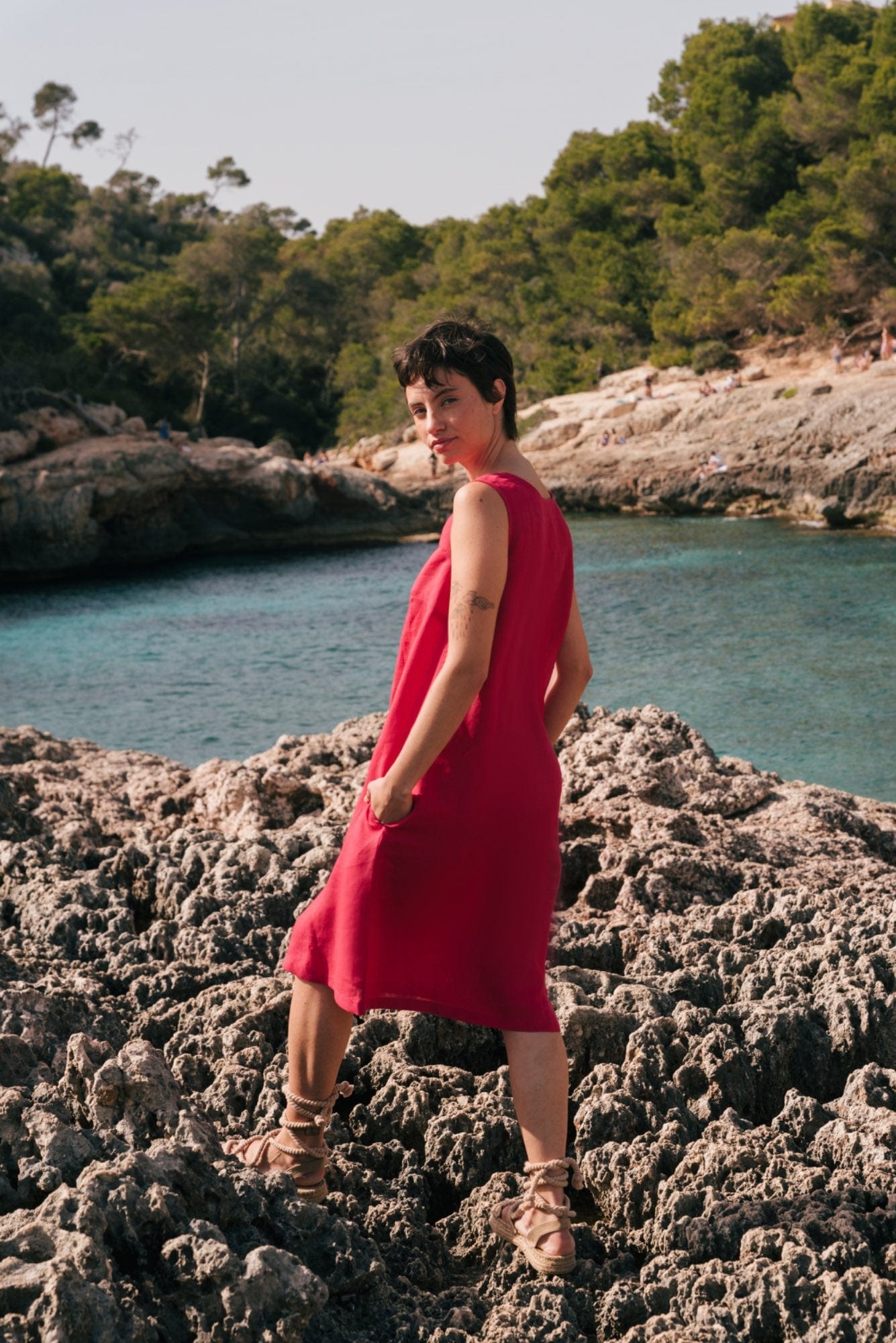 AmourLinen Linen dress Norah loose linen dress Norah loose linen dress