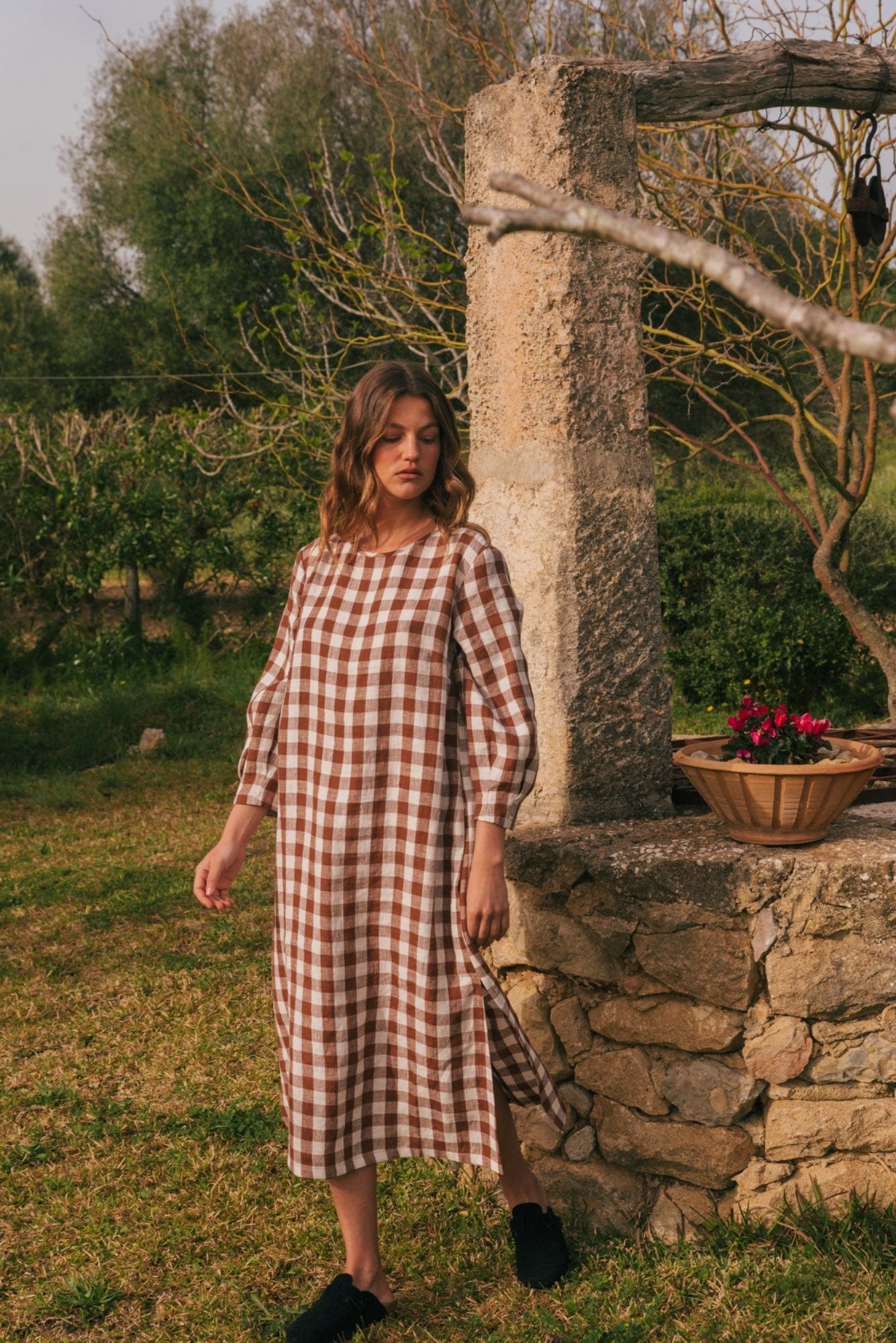 AmourLinen Linen dress Amalia long-length linen dress Amalia long-length linen dress