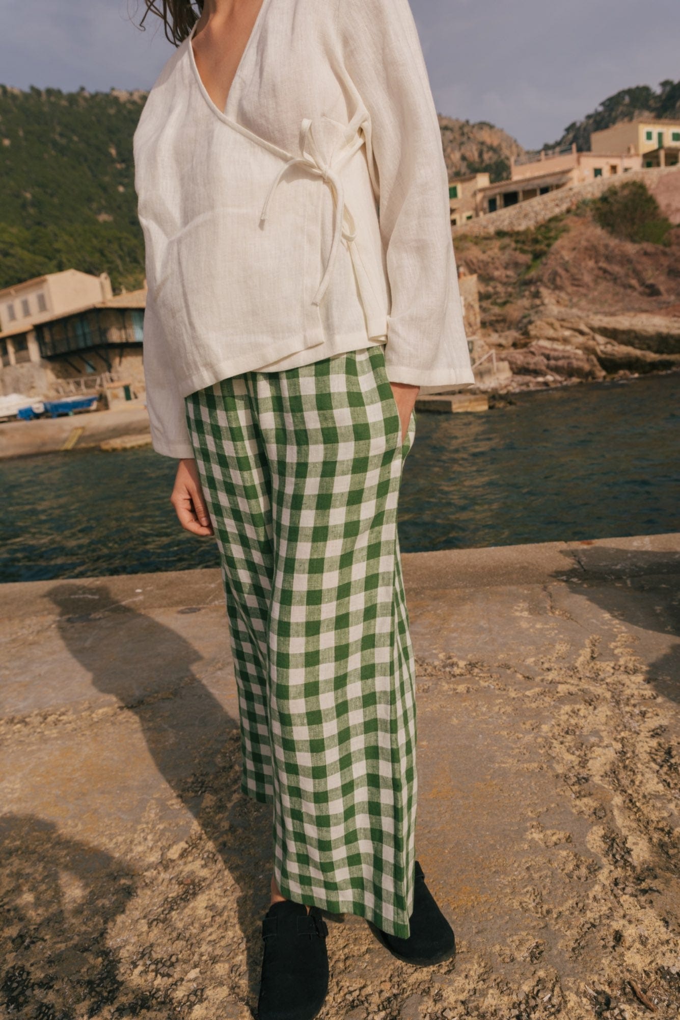 AmourLinen Linen pants Linen pants Tokyo Linen Pants For Women | AmourLinen | Wide Linen Pants