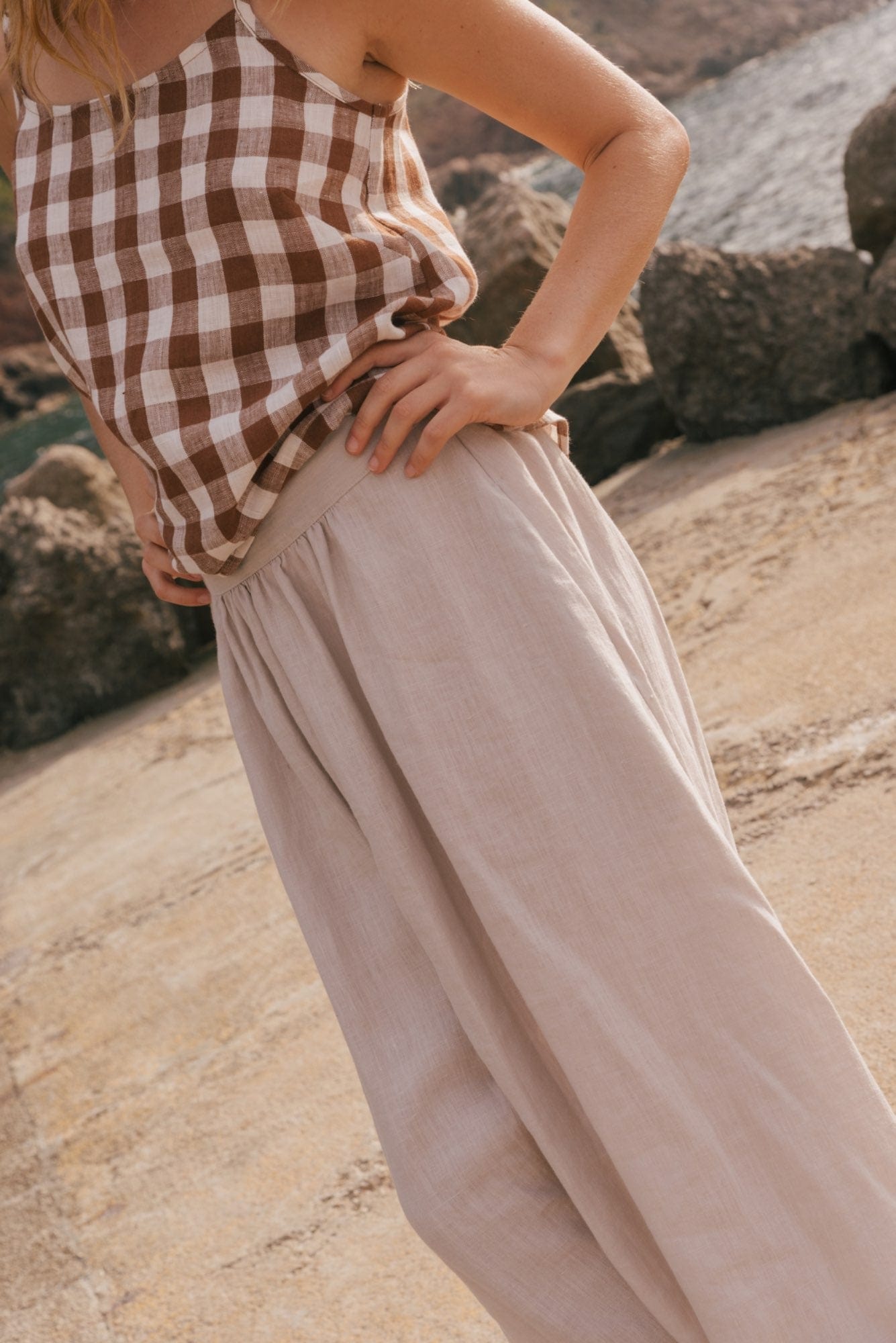 AmourLinen Linen dress Mona long linen skirt Mona long linen skirt
