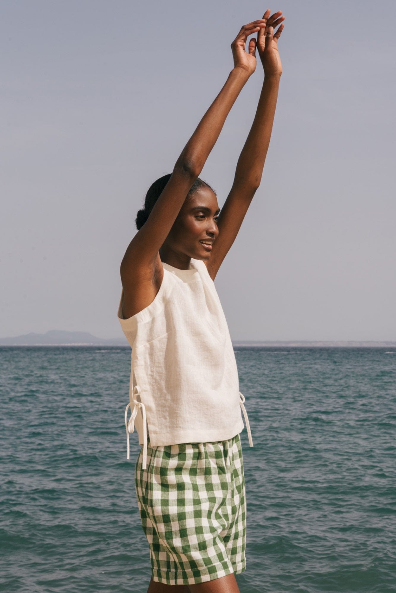 AmourLinen Linen bottom Linen shorts MIA Linen shorts MIA | AmourLinen | Linen Clothing