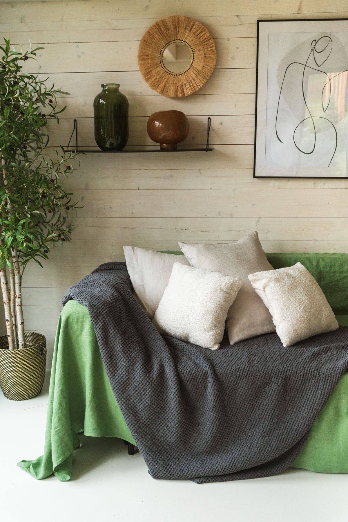 AmourLinen Linen couch cover Linen couch cover Linen couch cover