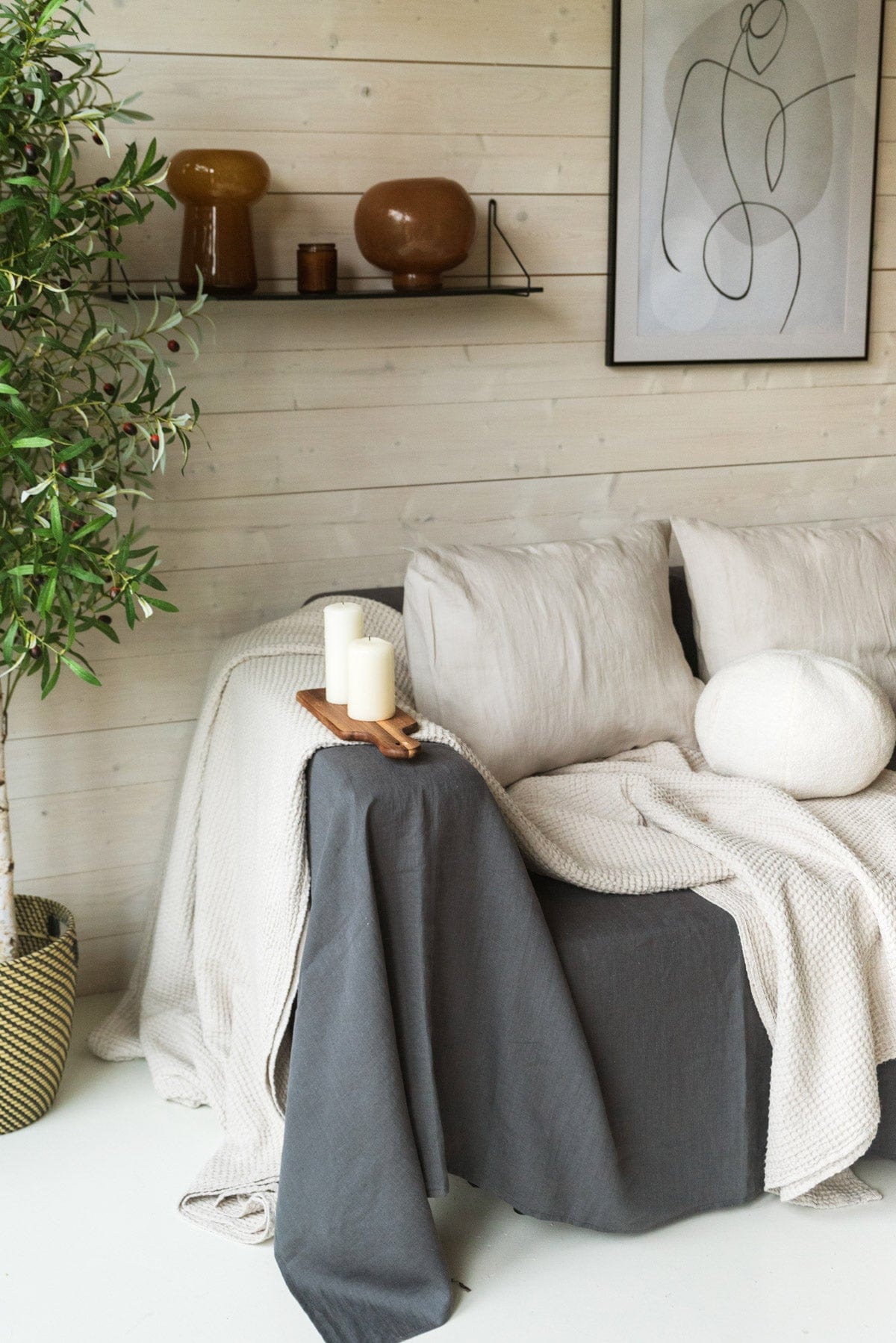 AmourLinen Linen couch cover Linen couch cover Linen couch cover