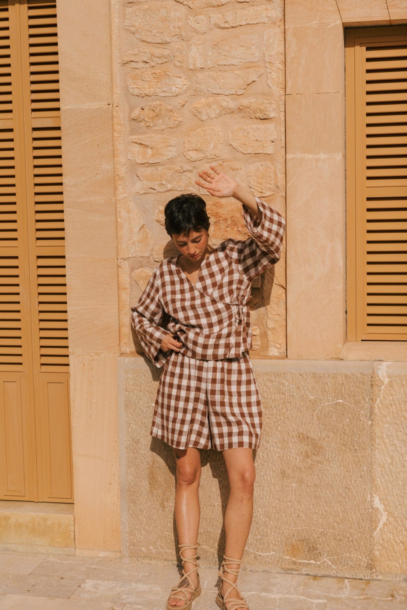 Betty classic linen shorts | ARCHIVE SALE