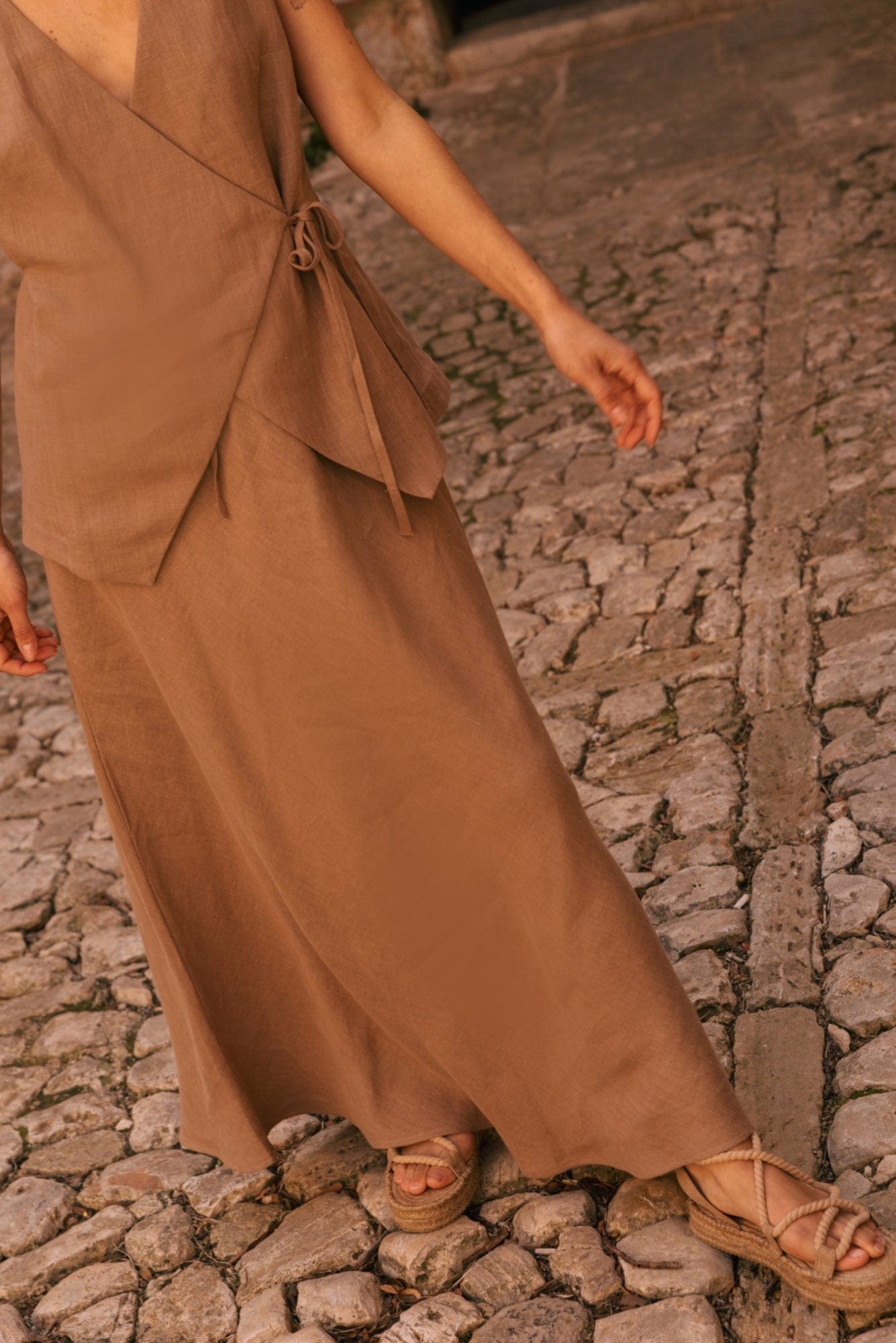 AmourLinen Linen dress Ciara linen slip skirt Ciara linen slip skirt