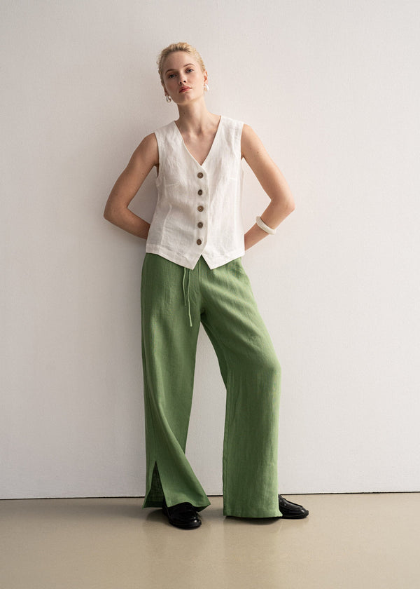Leah Pants with Slits