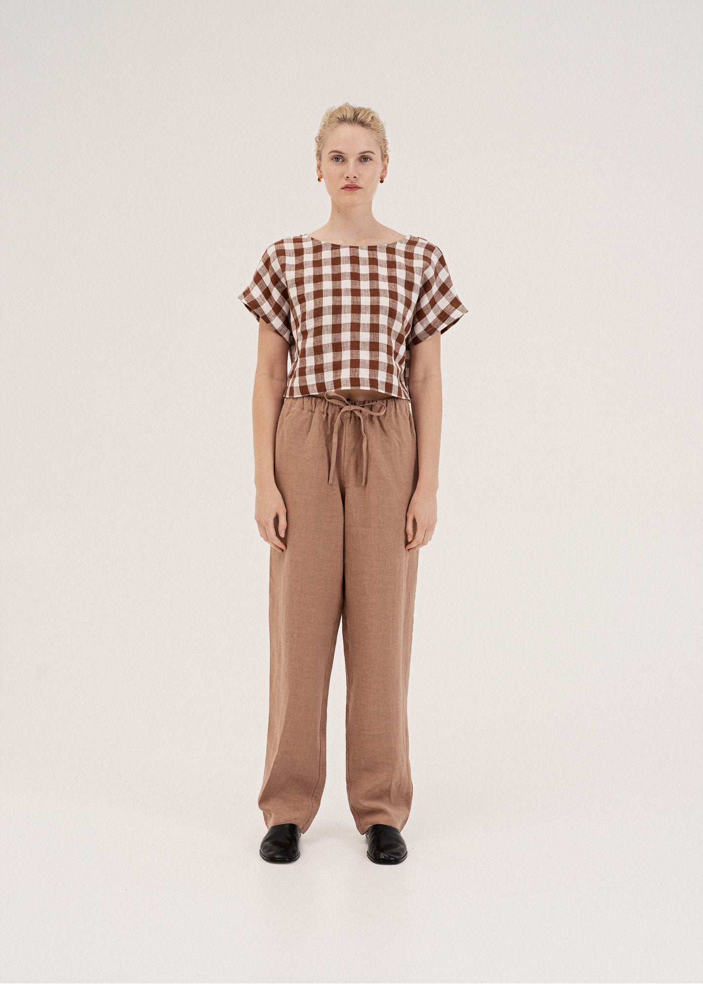Classic Linen Pants Women | AmourLinen | Summer Classic Linen Pants