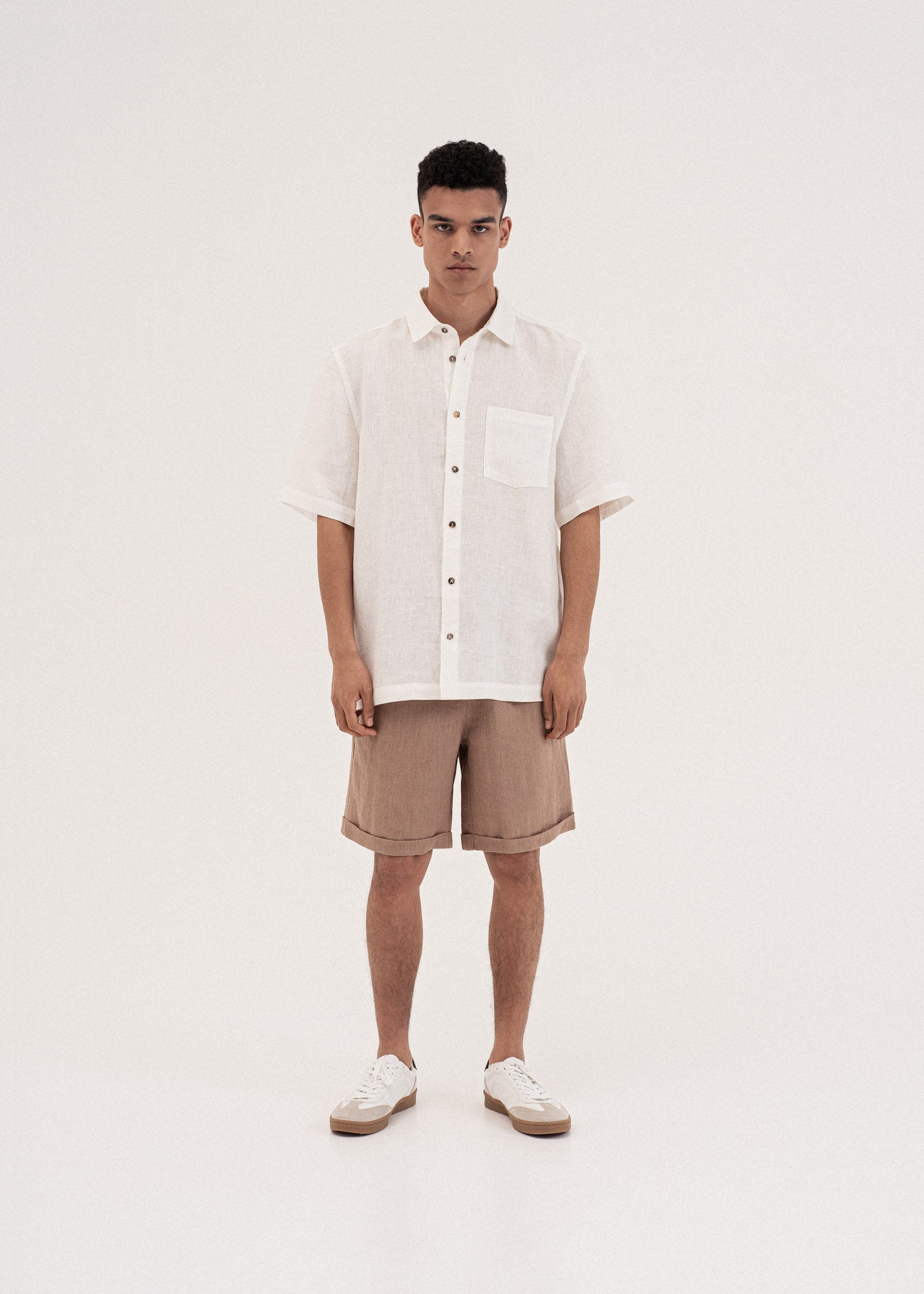 Linen shorts ARES | AmourLinen | Linen Clothing