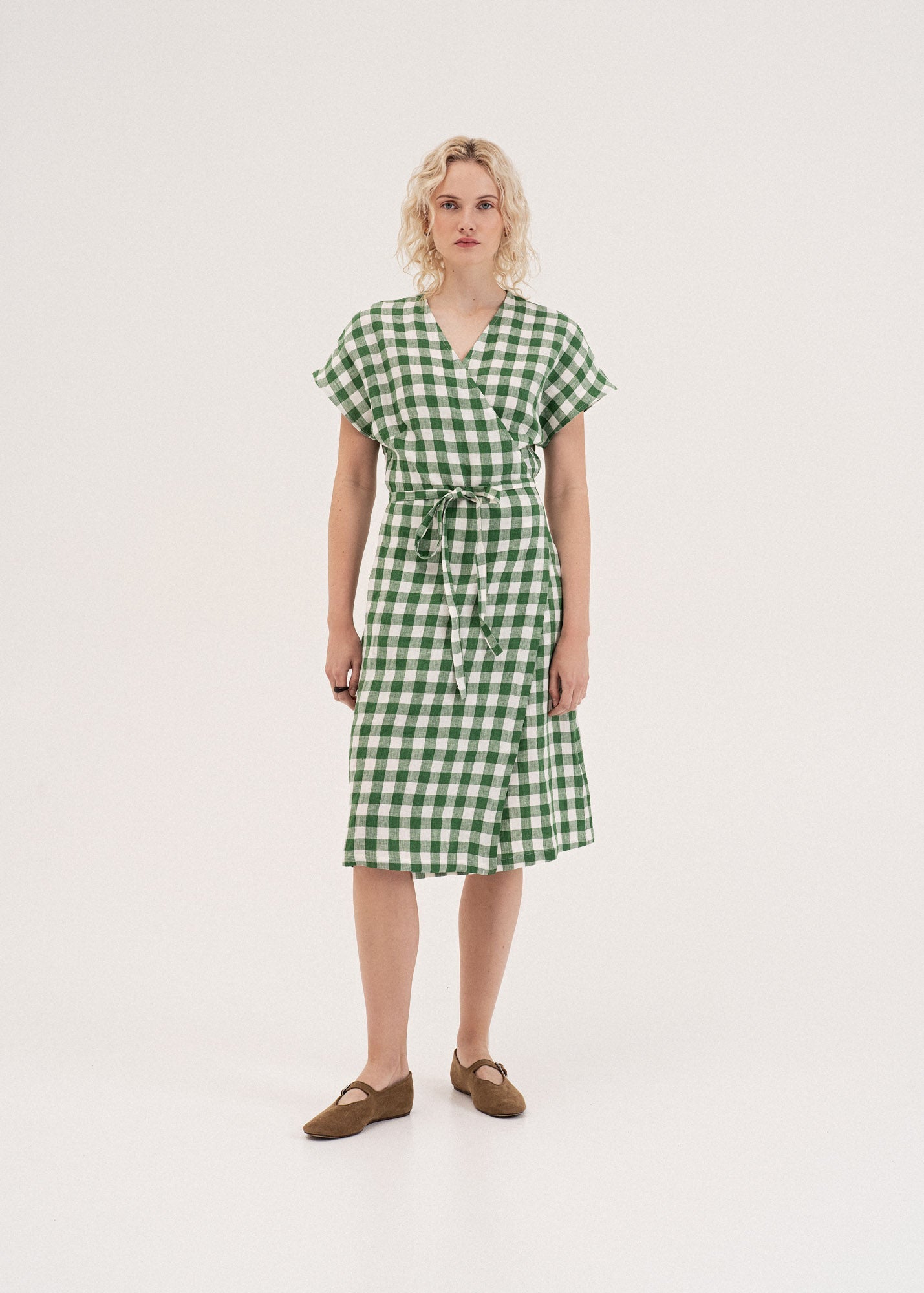 Linen Wrap Dress Olivia | AmourLinen | Maternity Linen Dress Linen Wrap Dress Olivia | AmourLinen | Maternity Linen Dress