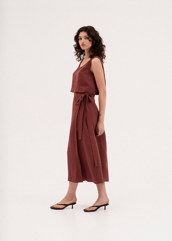 Iris Wrap Skirt