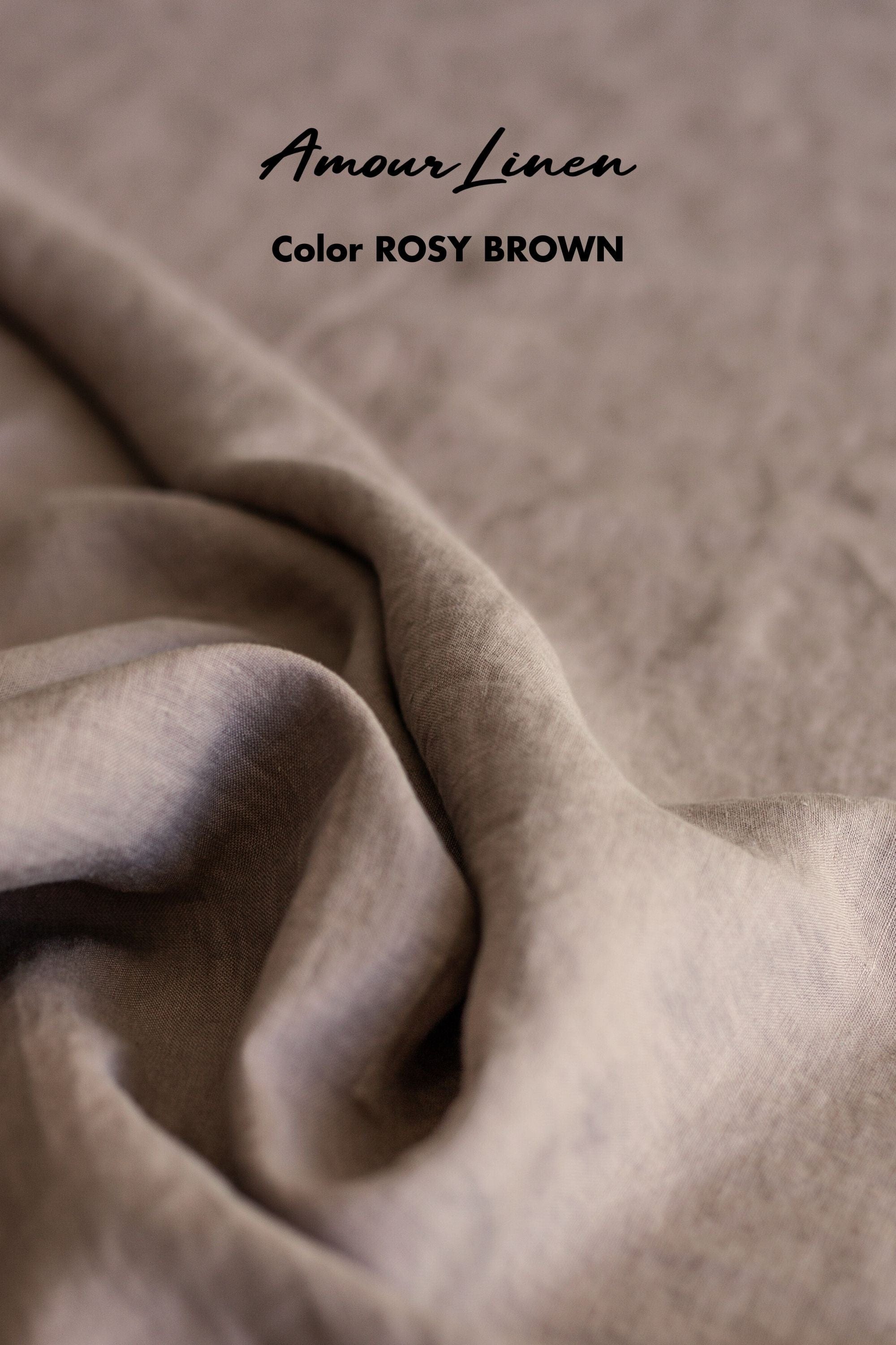 Wide linen pants ISABELLA S Rosy Brown