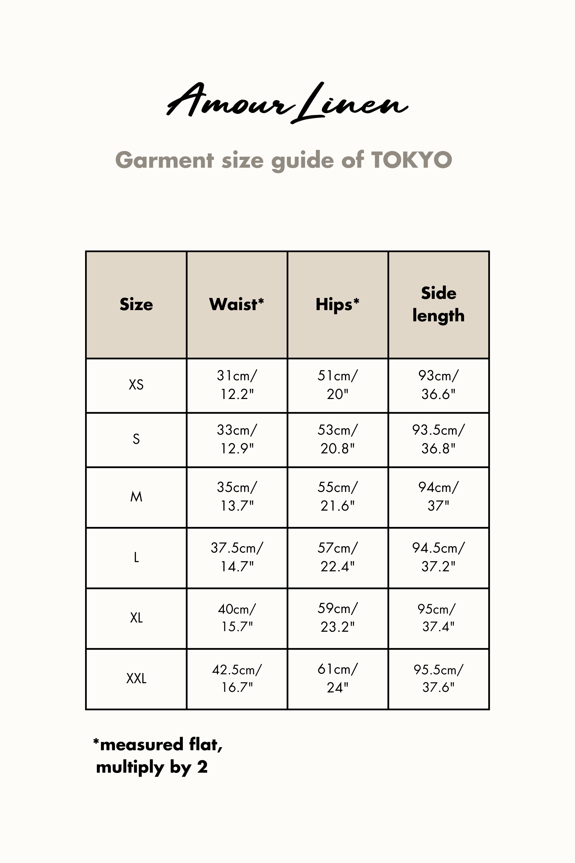 Linen pants Tokyo XXL Terracotta
