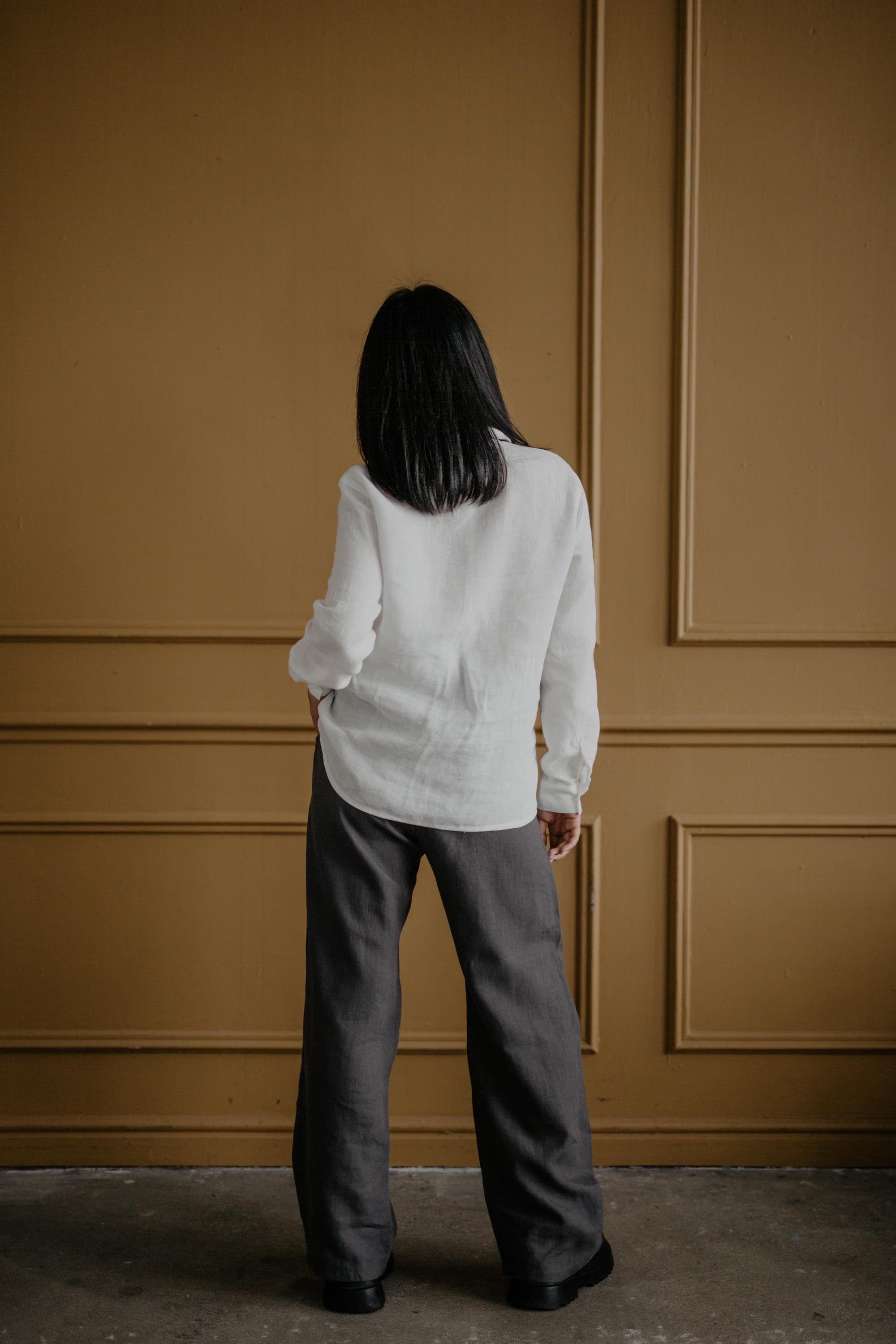 AmourLinen Linen pants Oulu super long linen pants Linen Pants | AmourLinen | Linen Clothing