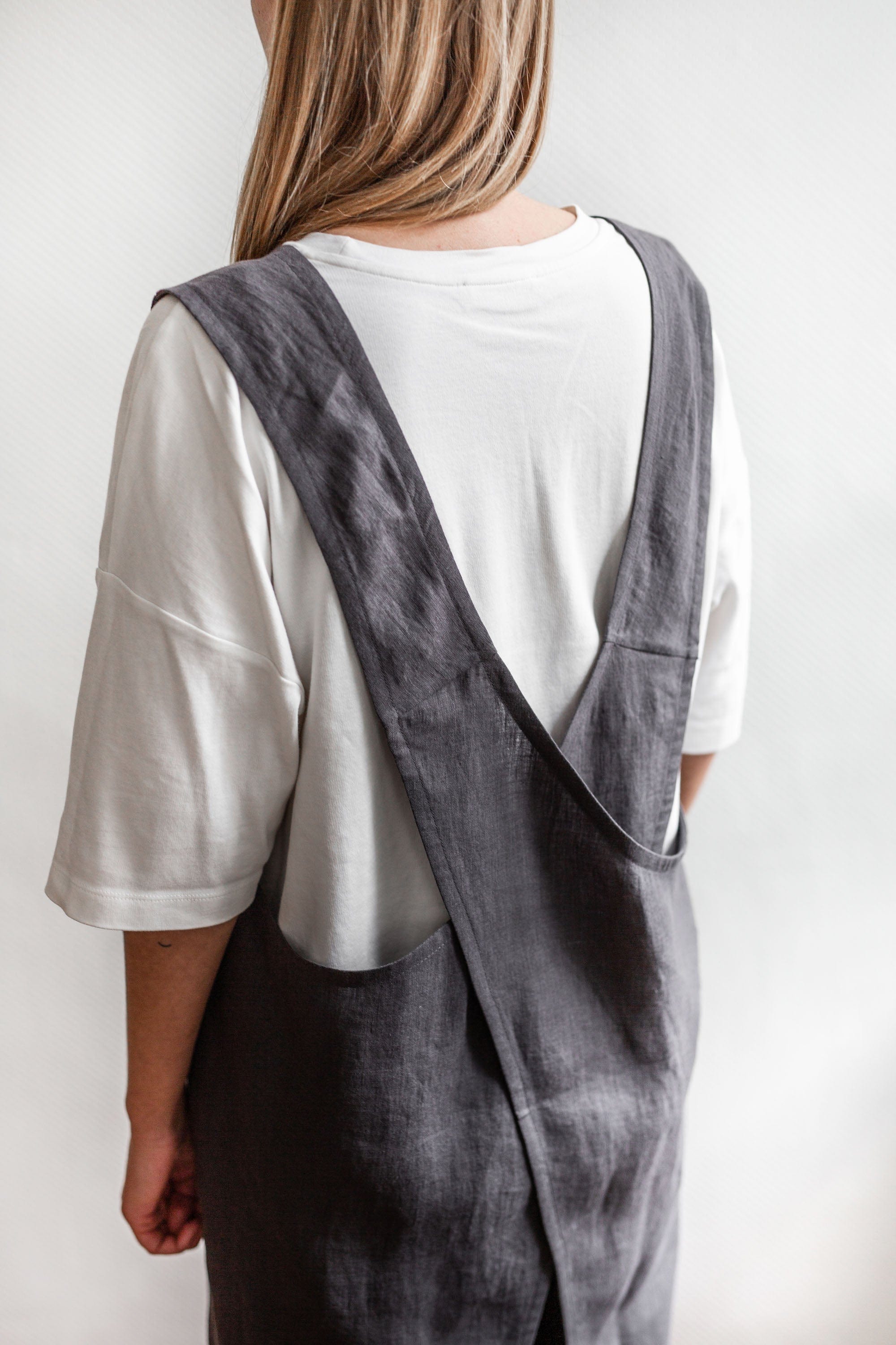 AmourLinen Linen aprons Pinafore linen apron Linen Apron | AmourLinen | Pinafore Linen Apron