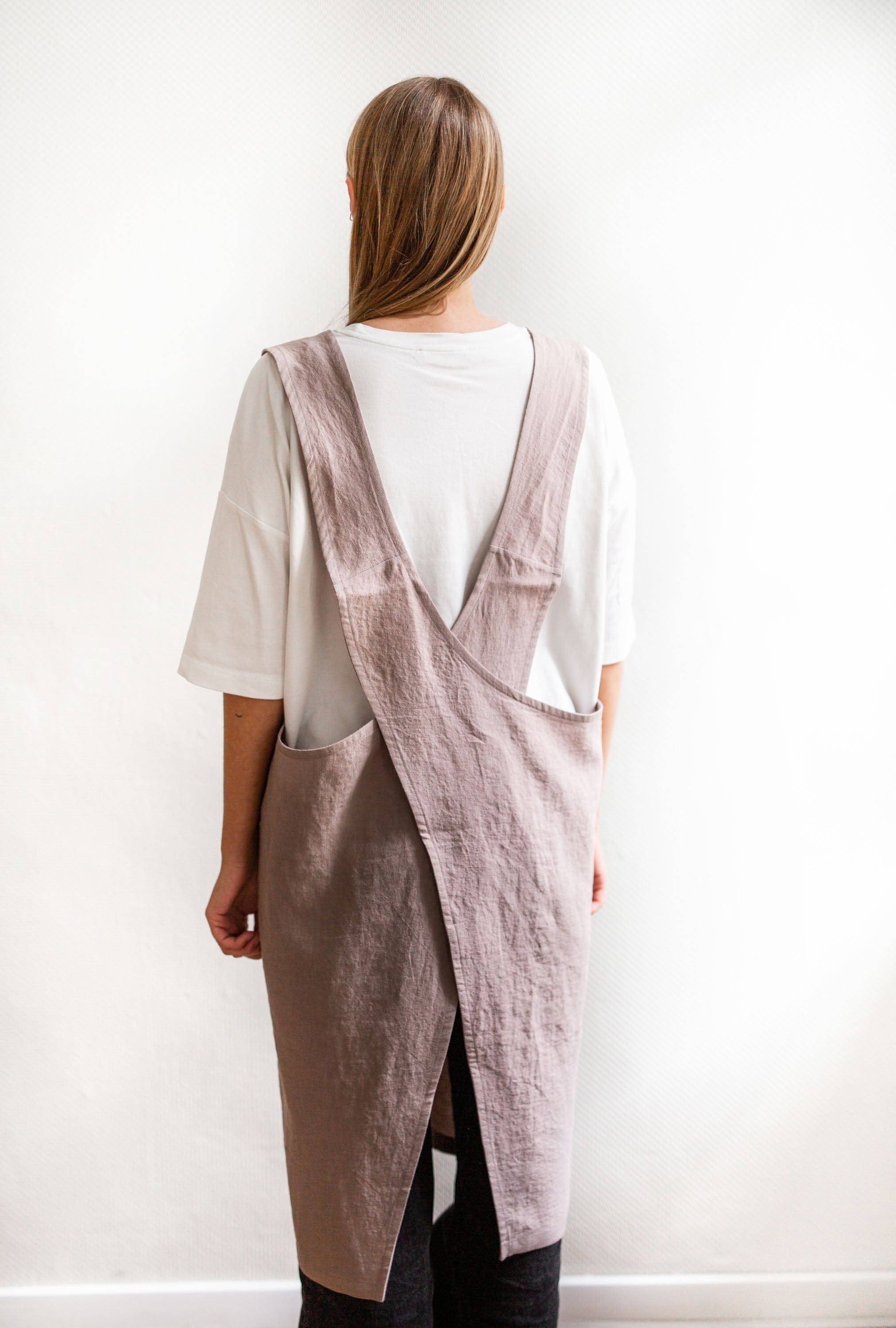 AmourLinen Linen aprons Pinafore linen apron Linen Apron | AmourLinen | Pinafore Linen Apron