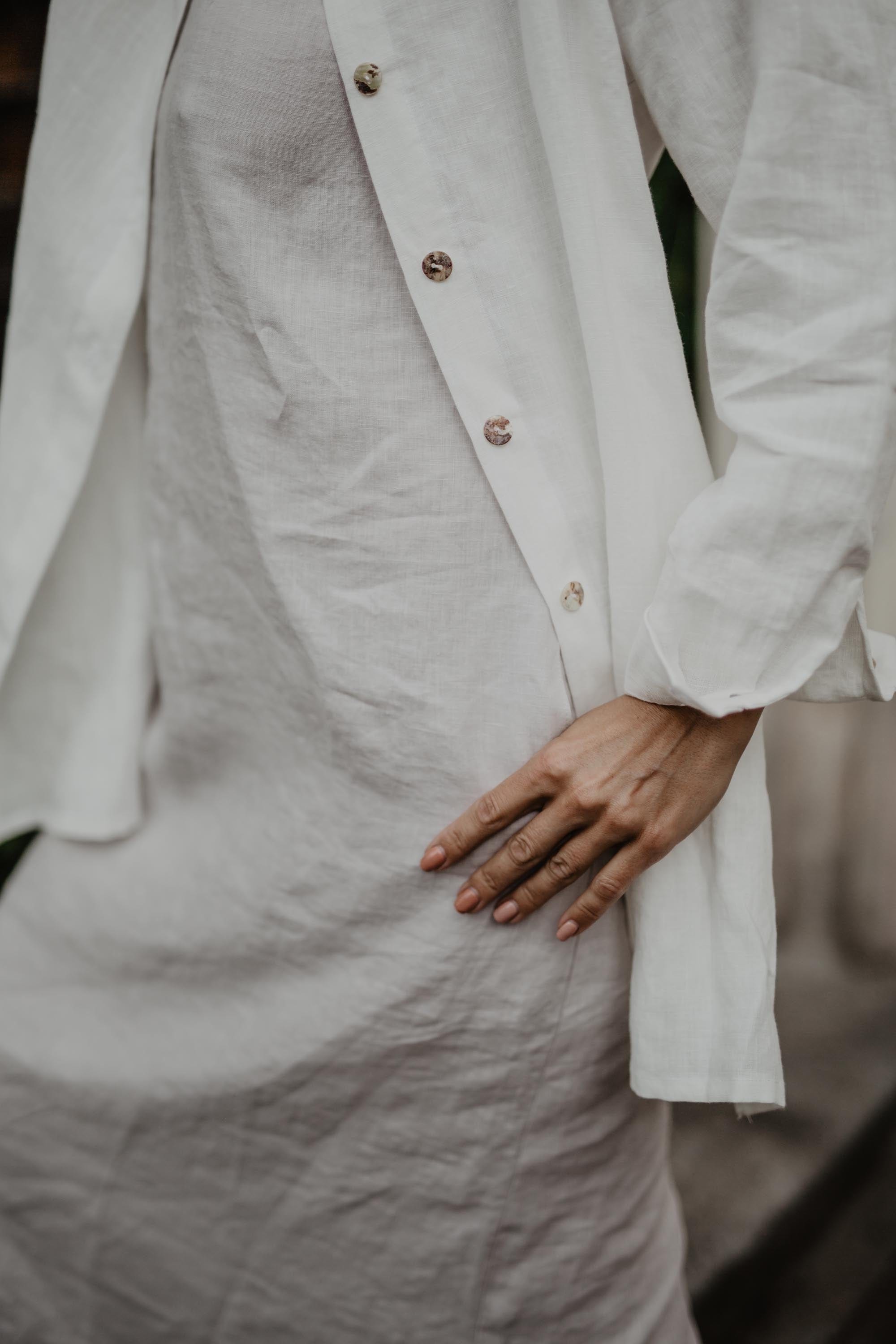 AmourLinen Linen tops Linen oversized shirt Marrakesh Linen Shirt Women | AmourLinen | Linen Oversized Shirt With Buttons