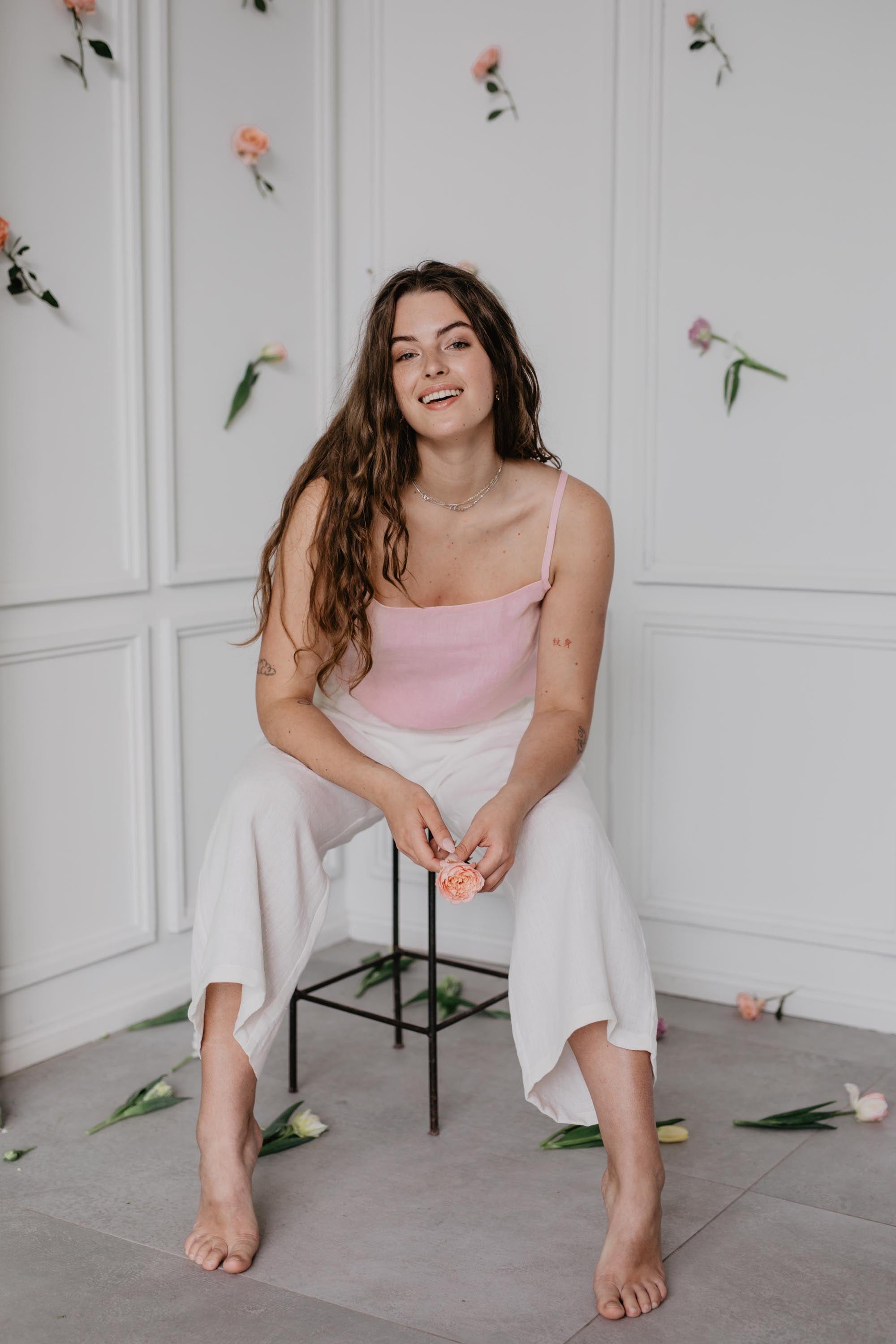 AmourLinen Linen pants Linen pants Tokyo Linen Pants For Women | AmourLinen | Wide Linen Pants