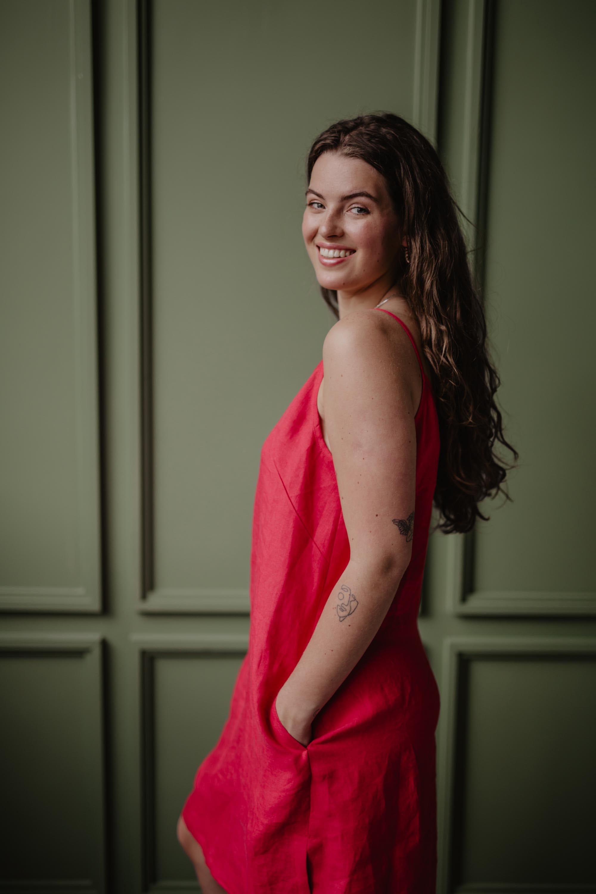 AmourLinen Linen dress Linen slip dress ZOE Linen slip dress ZOE | AmourLinen | Linen Clothing