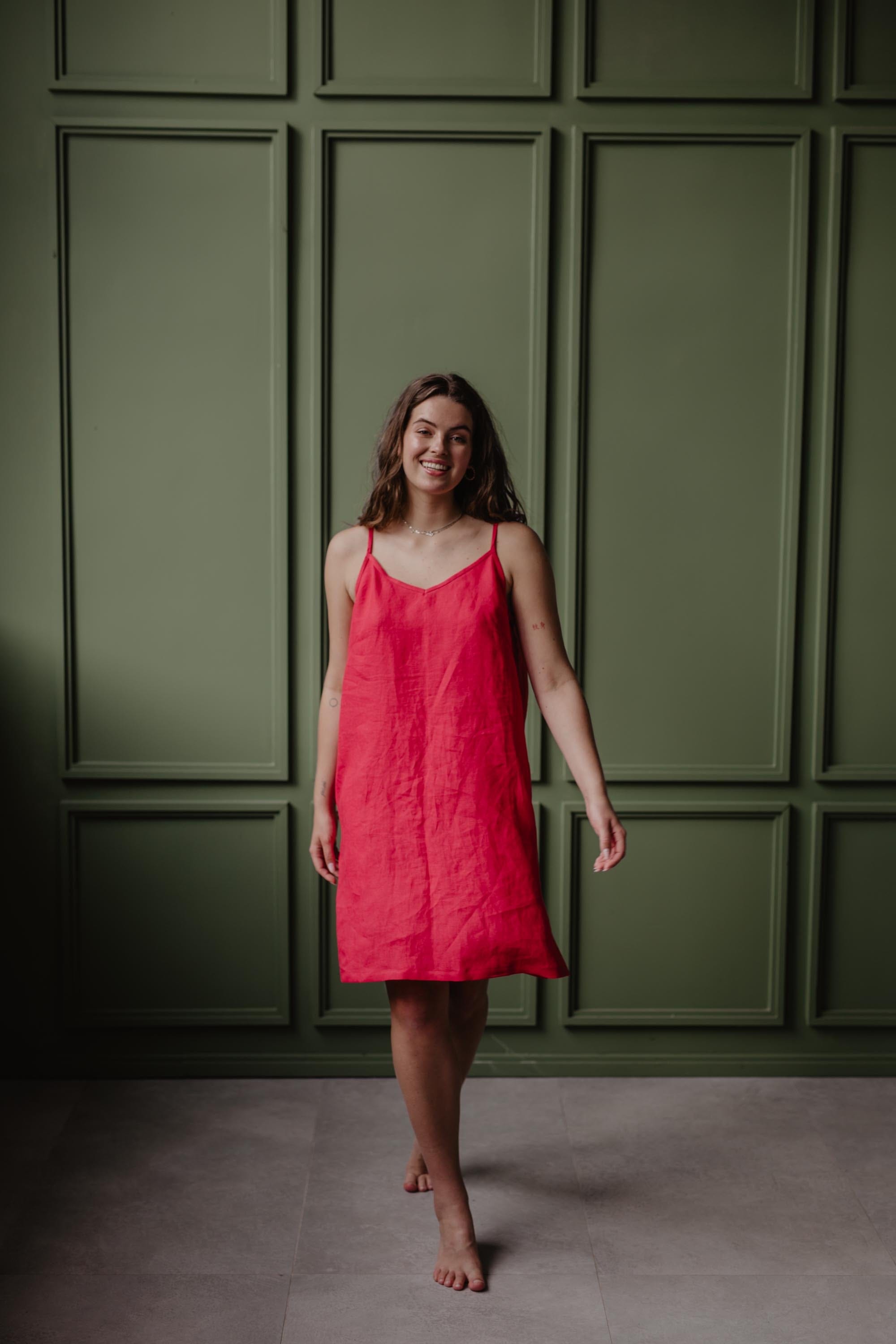 AmourLinen Linen dress Linen slip dress ZOE Linen slip dress ZOE | AmourLinen | Linen Clothing