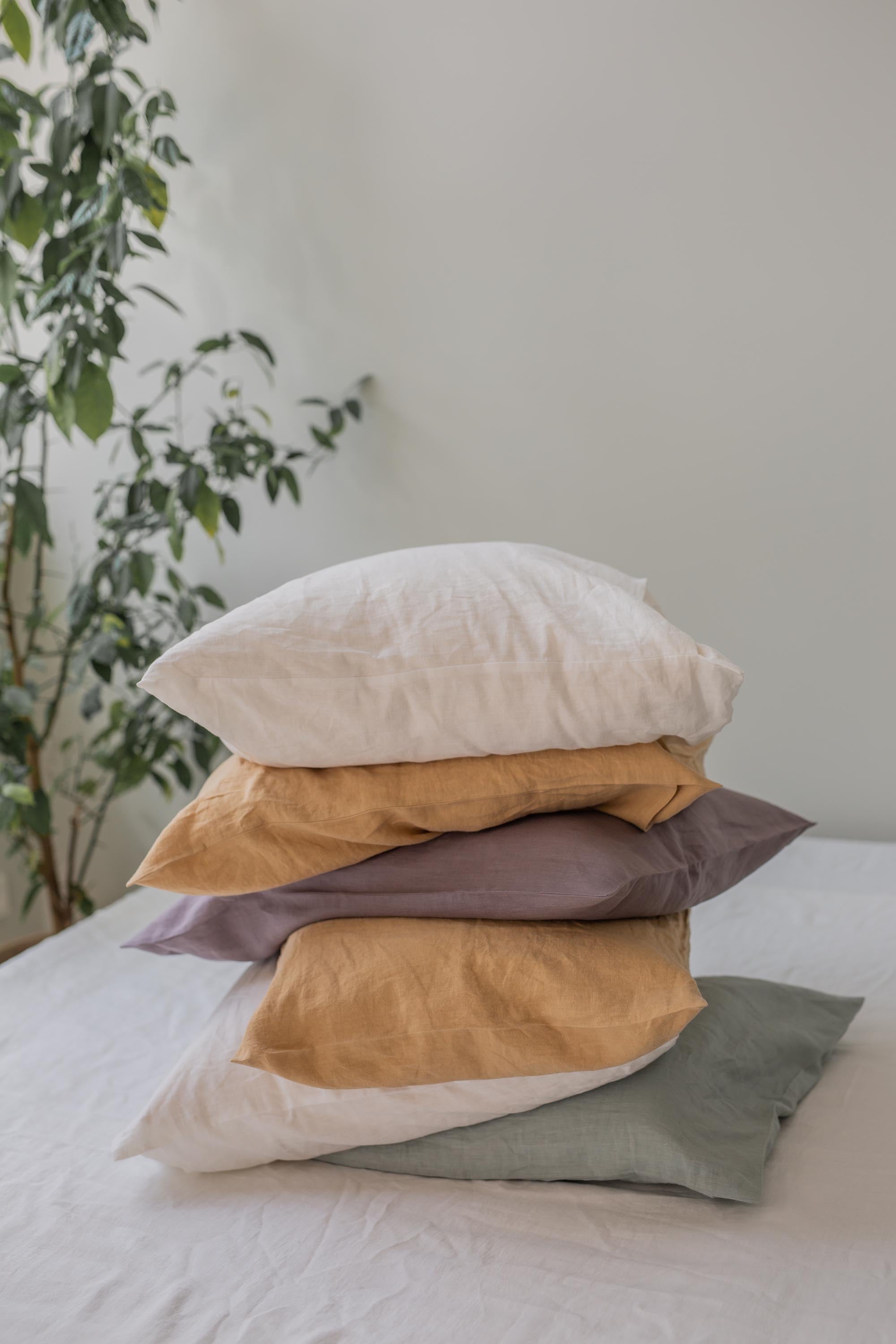 Un Array Of Multi Color Linen Pillow Ceses By AmourLinen