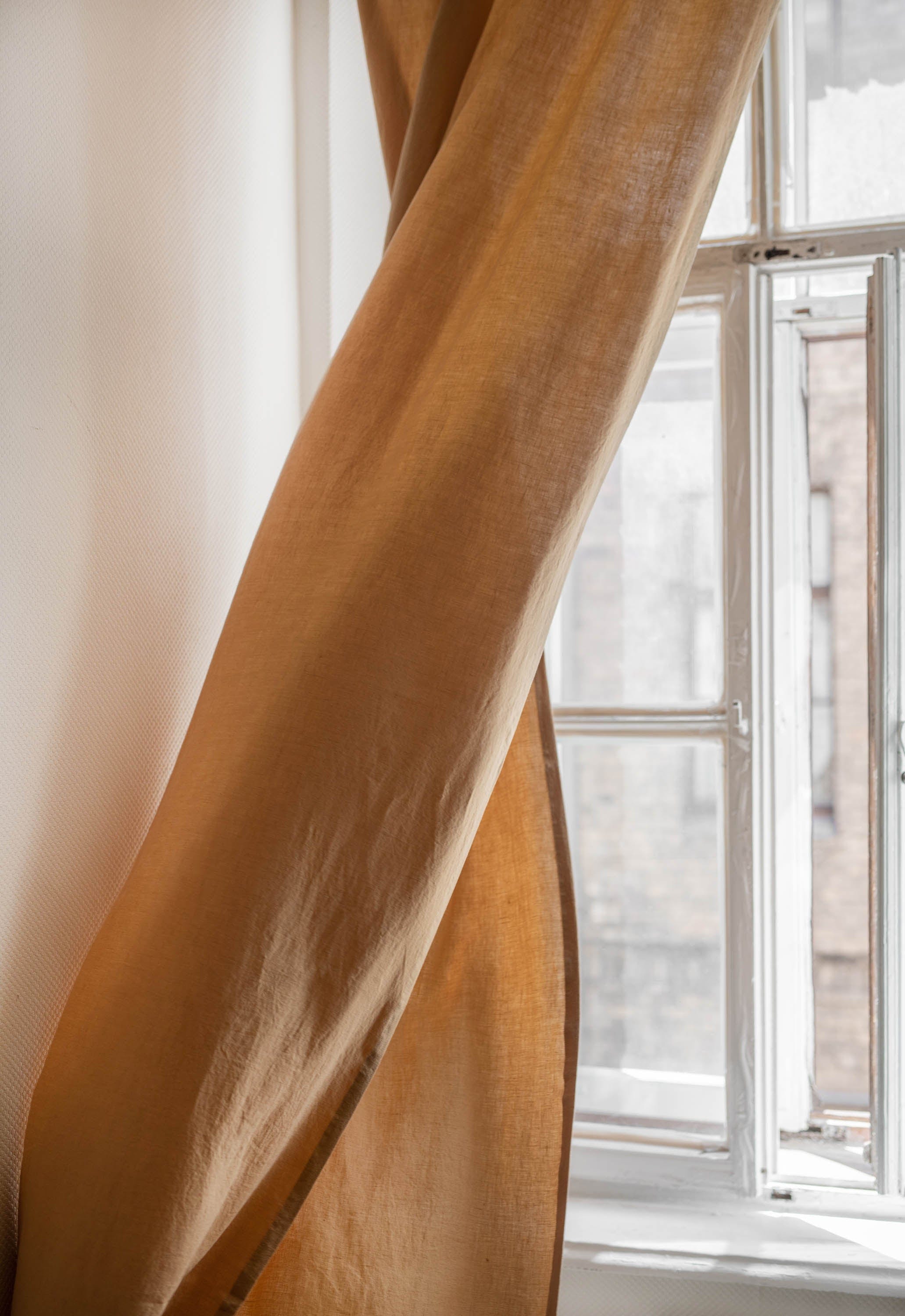 AmourLinen Linen curtains Tie top linen curtain Tie Top Linen Curtains | AmourLinen