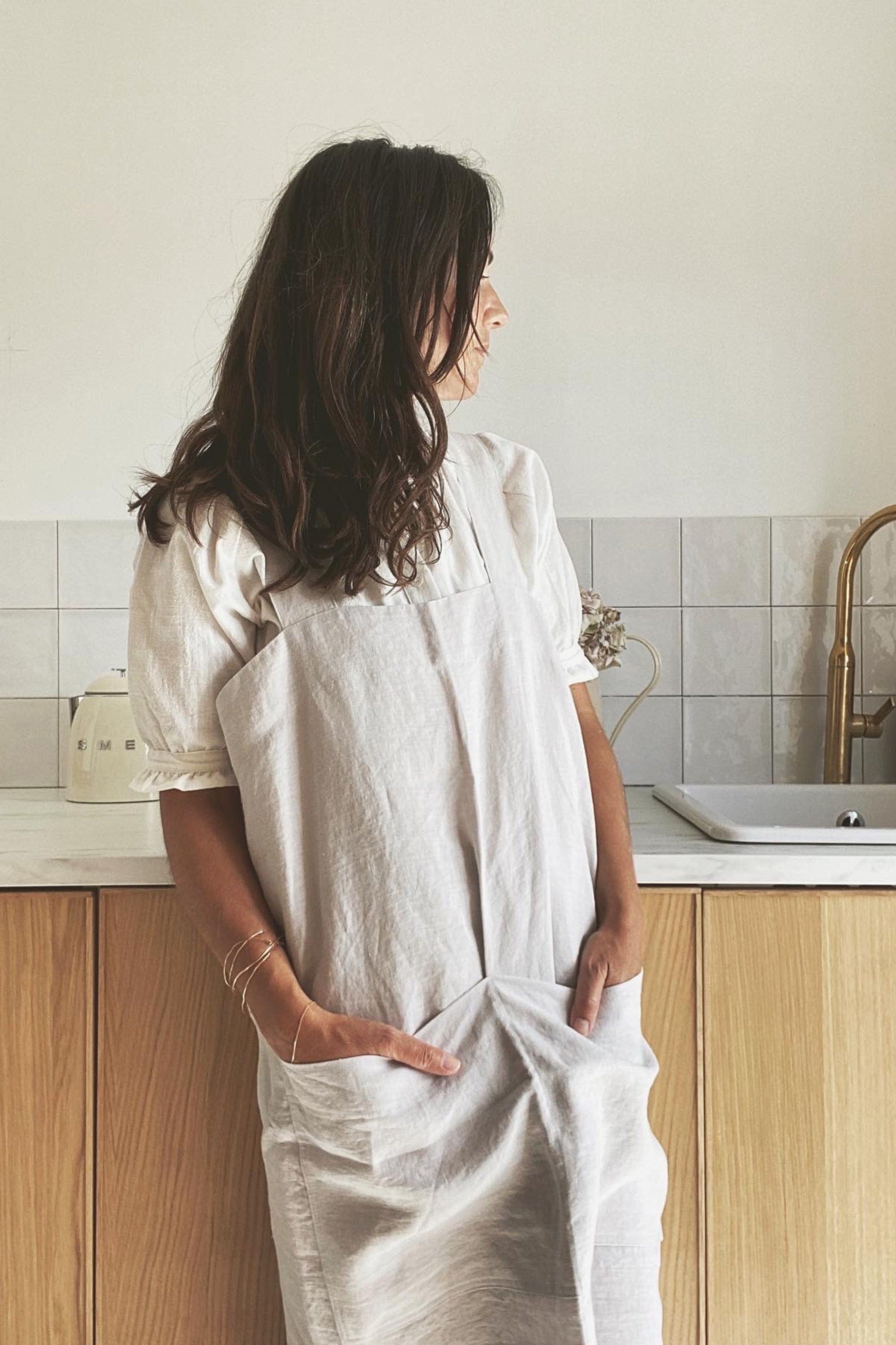 AmourLinen Linen aprons Japanese linen apron Linen Apron | AmourLinen | Japanese Apron