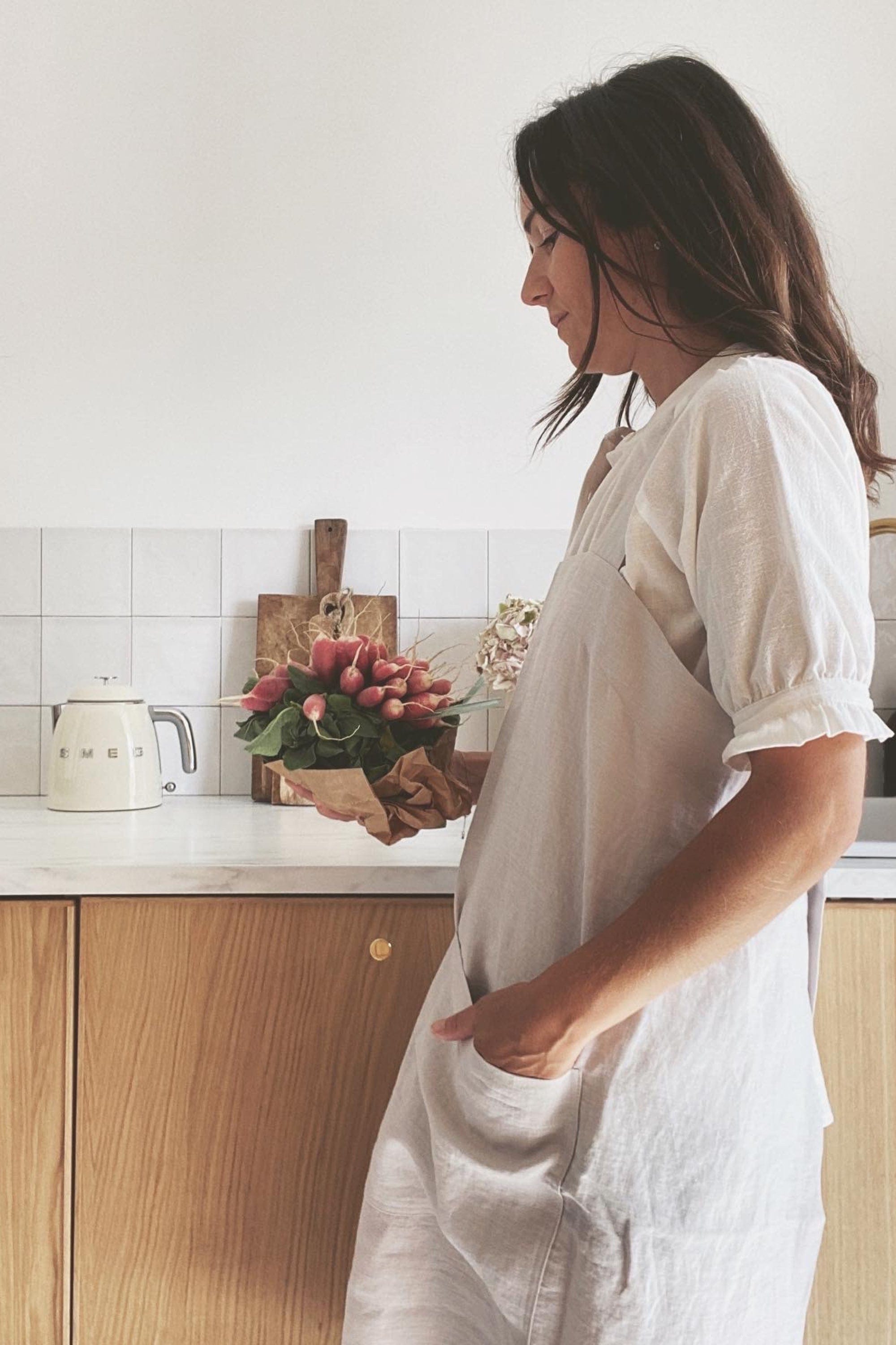 AmourLinen Linen aprons Japanese linen apron Linen Apron | AmourLinen | Japanese Apron