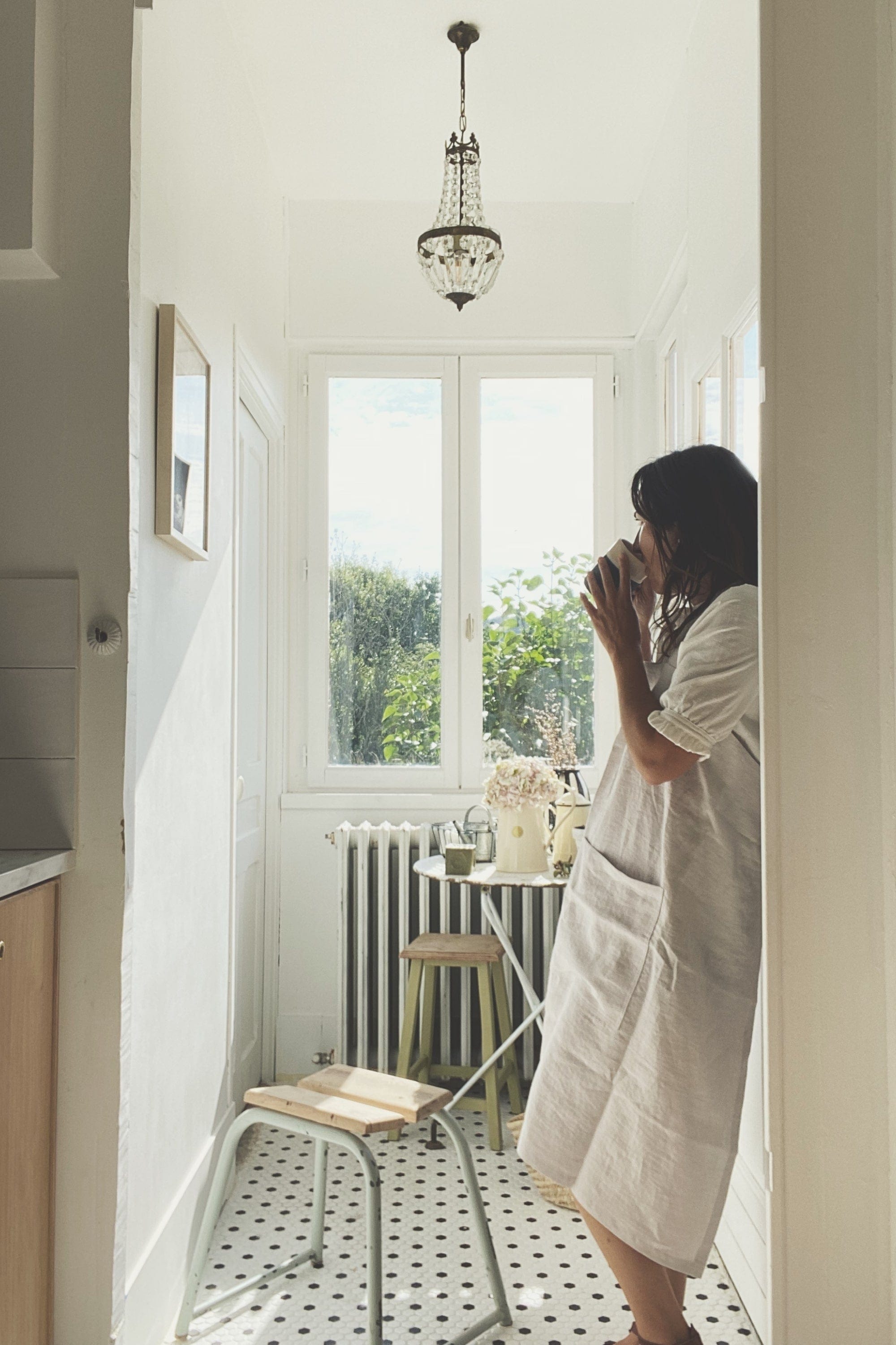 AmourLinen Linen aprons Japanese linen apron Linen Apron | AmourLinen | Japanese Apron