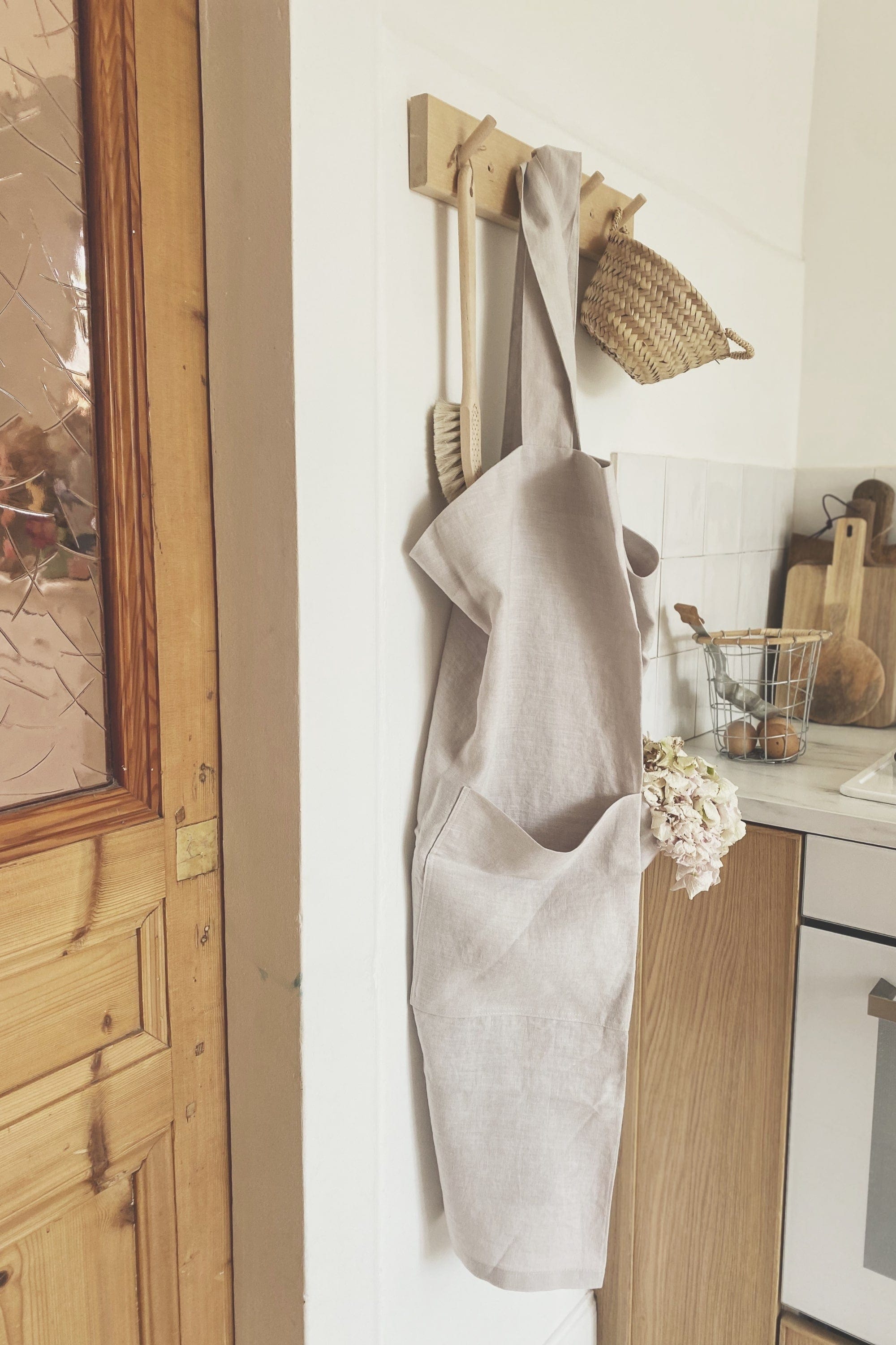 AmourLinen Linen aprons Japanese linen apron Linen Apron | AmourLinen | Japanese Apron