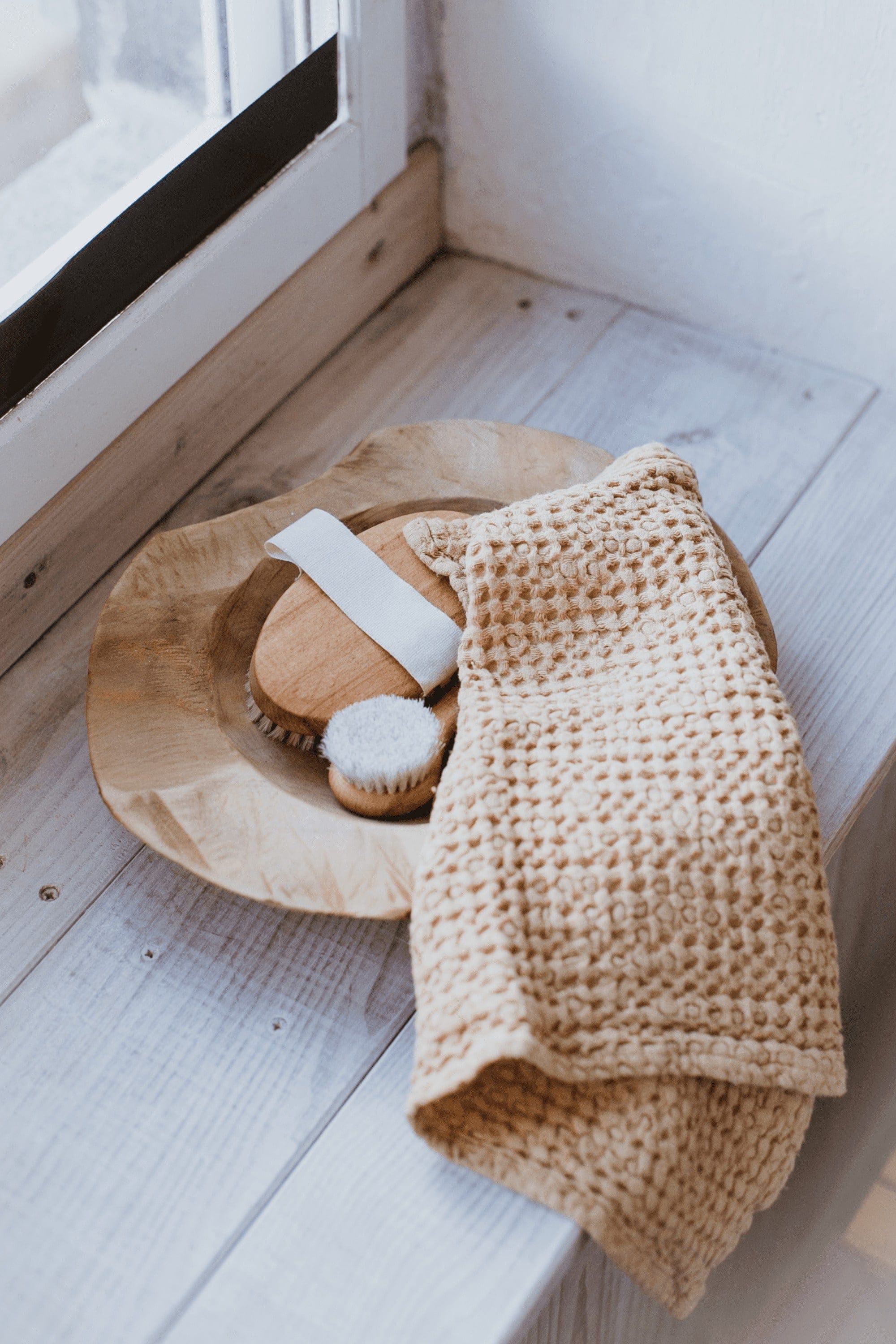 AmourLinen Linen waffle towel Linen face towel Waffle linen face towel | AmourLinen | Linen kitchen towel