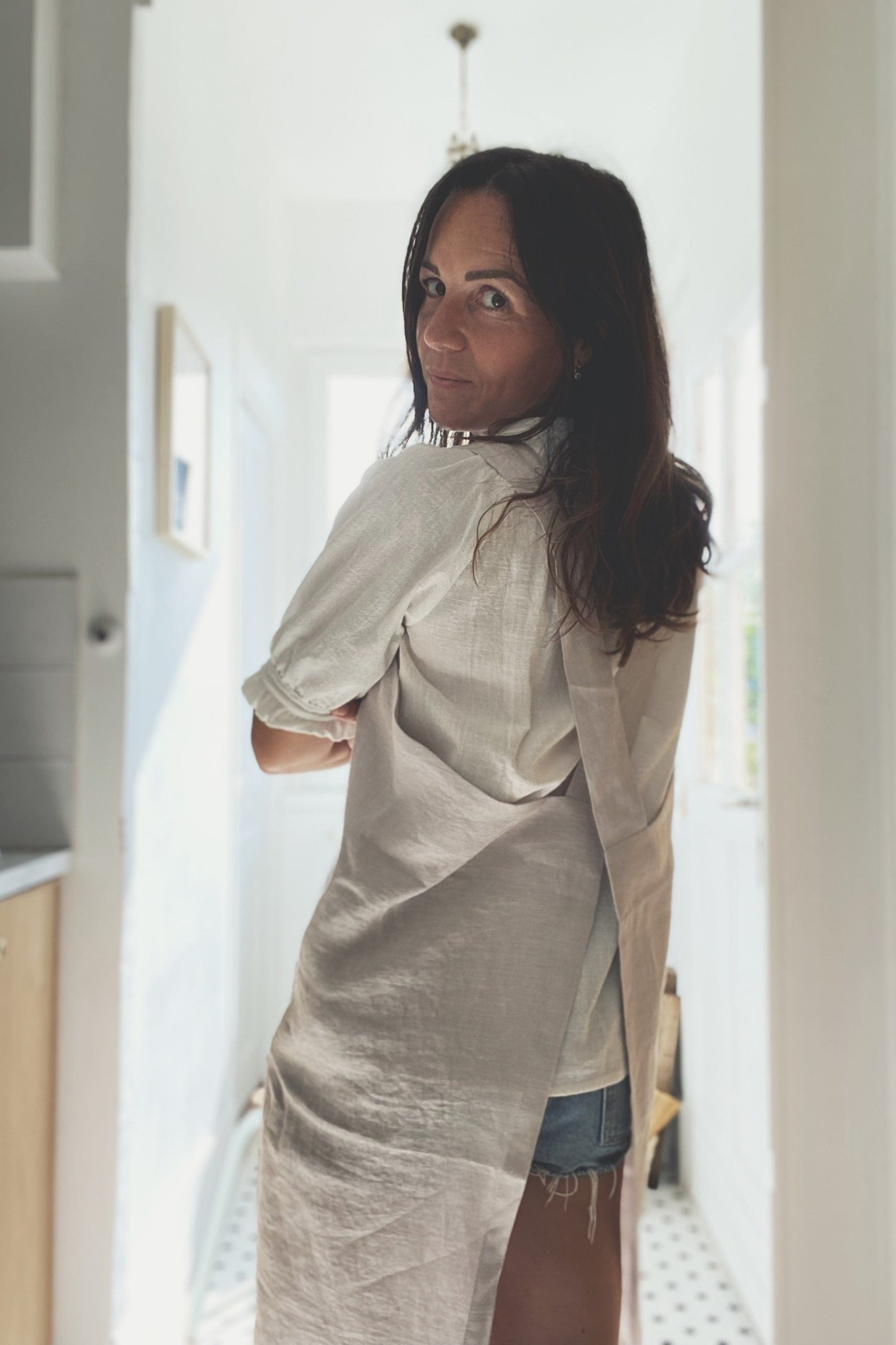 AmourLinen Linen aprons Japanese linen apron Linen Apron | AmourLinen | Japanese Apron