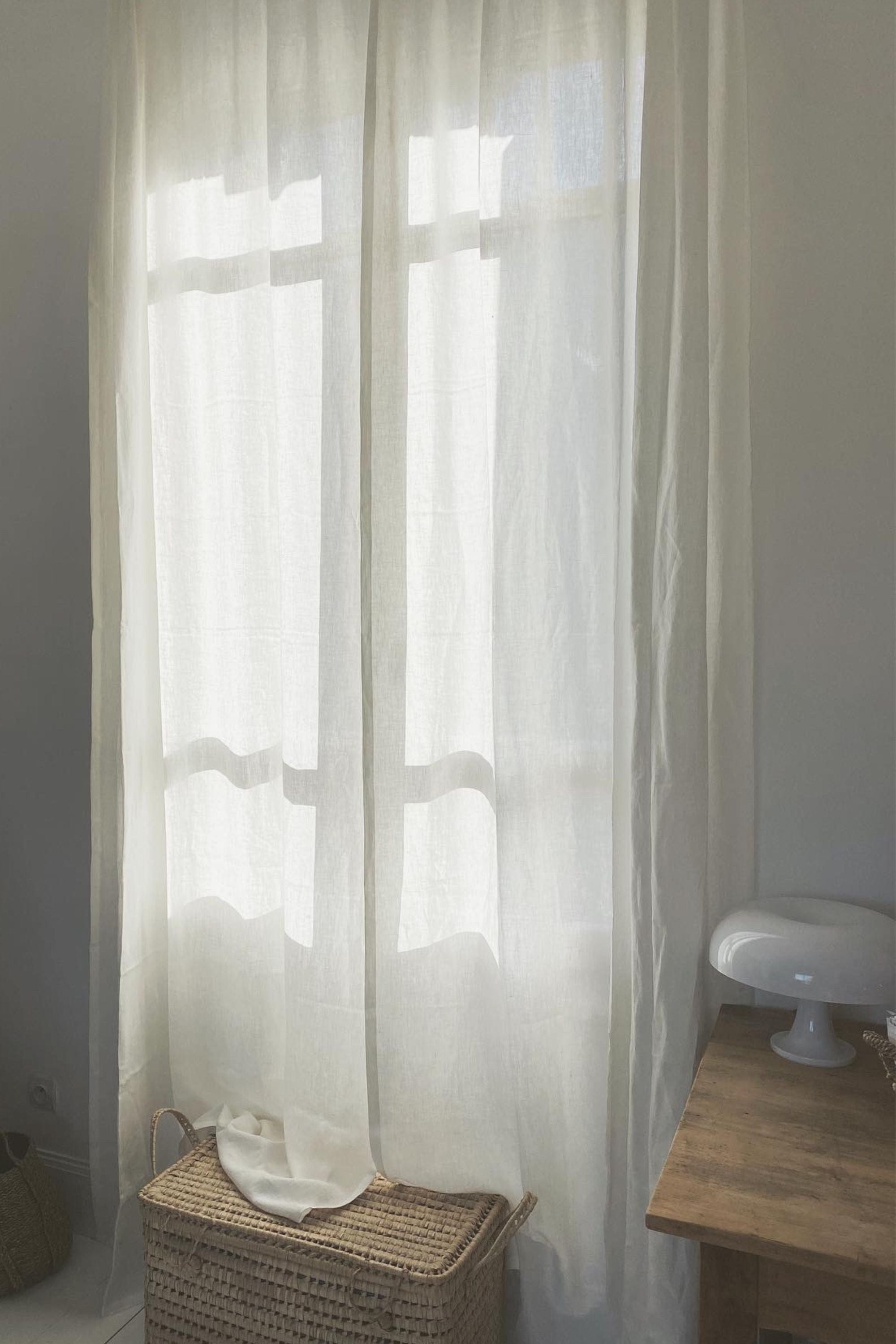 AmourLinen Linen curtains Rod pocket linen curtain Rod Pocket Linen Curtain | AmourLinen