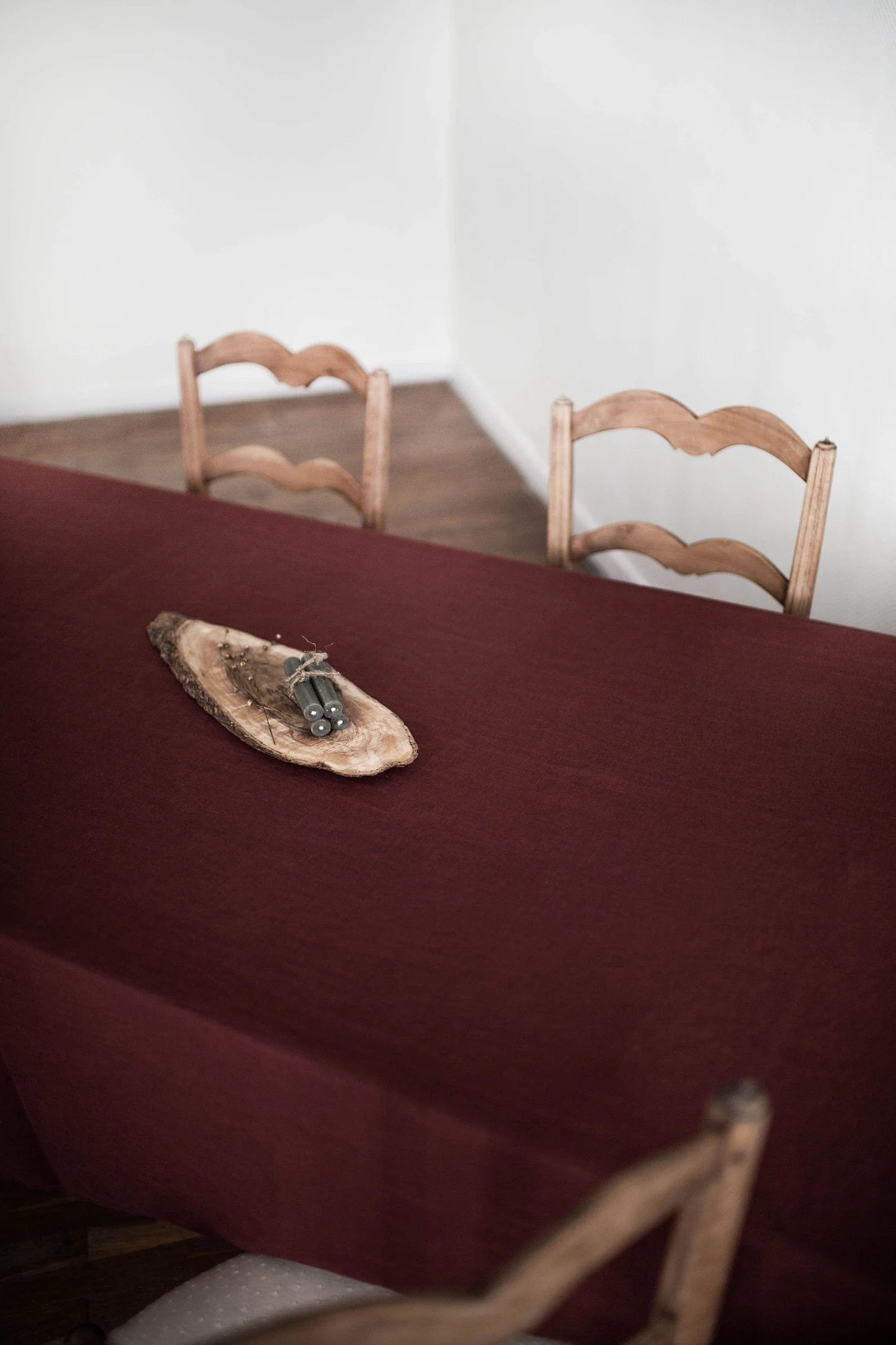 AmourLinen Linen tablecloth Linen tablecloth in Terracotta Linen Tablecloth in Terracotta | AmourLinen | Terracotta