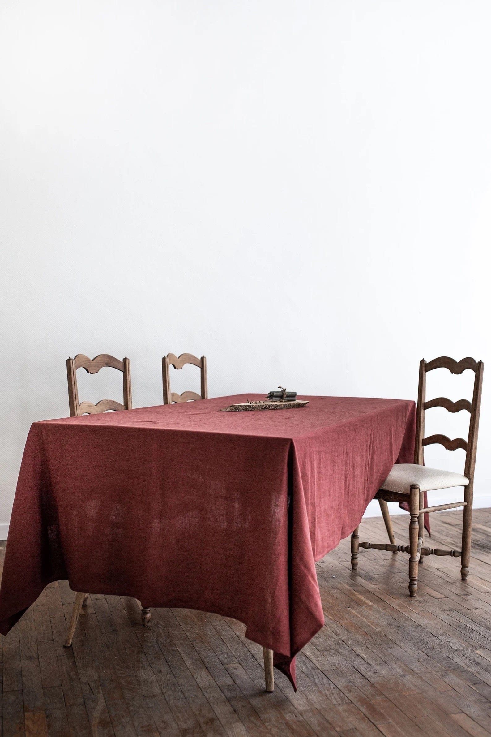 AmourLinen Linen tablecloth Linen tablecloth in Terracotta Linen Tablecloth in Terracotta | AmourLinen | Terracotta