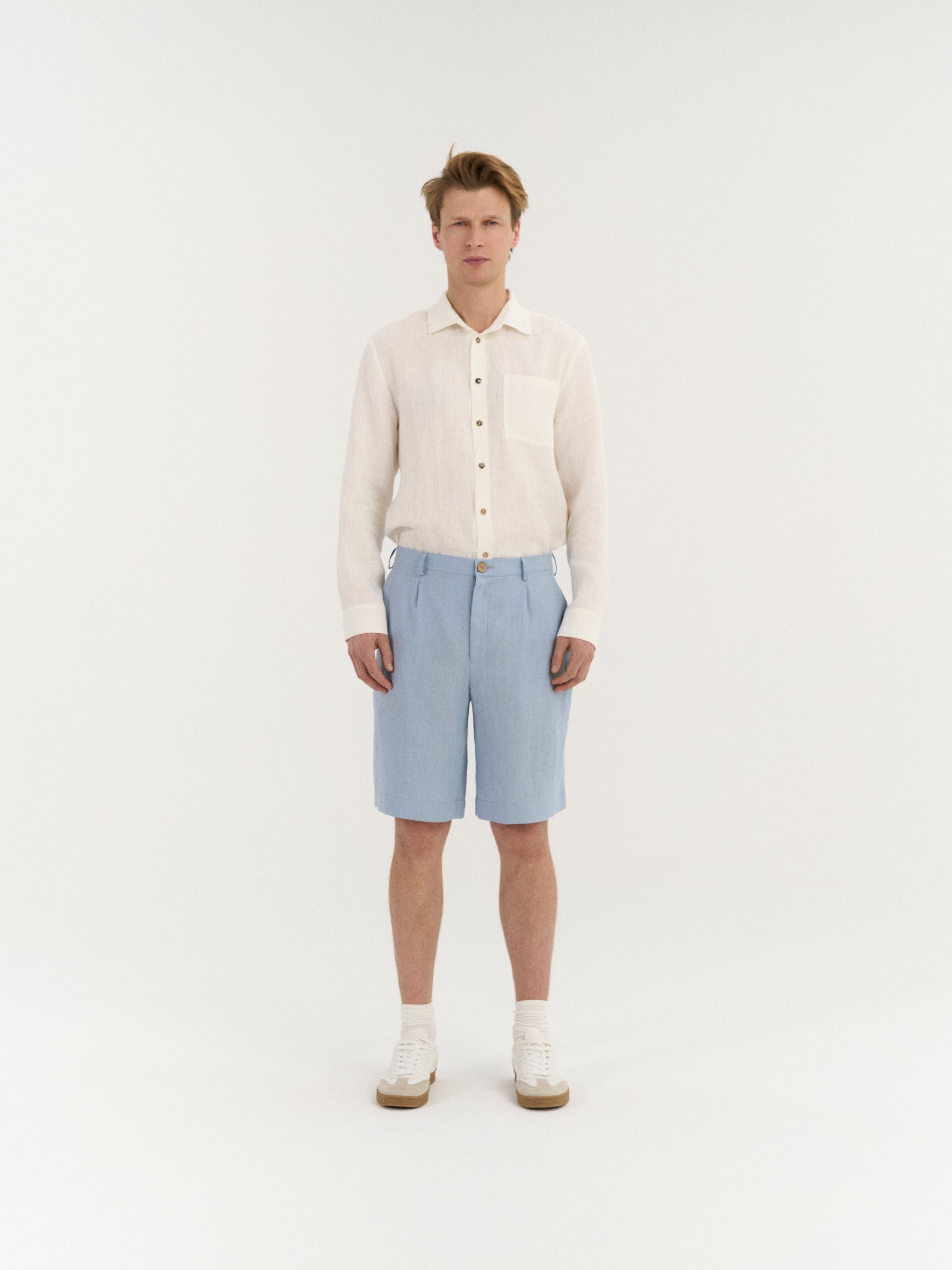 Marco Pleated Shorts