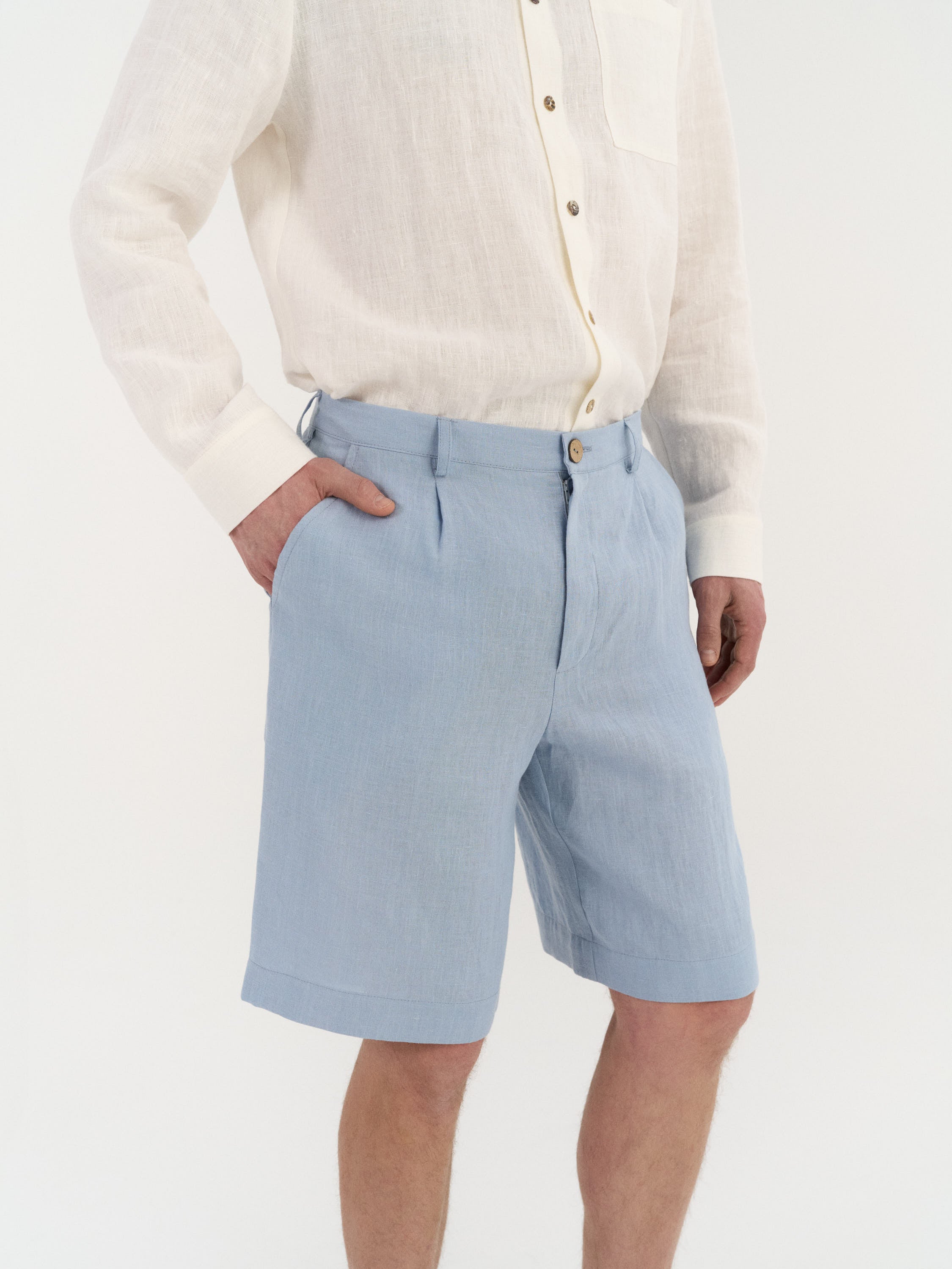 Marco Pleated Shorts